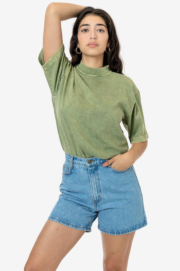 Short Sleeve Mineral Wash Crew Tee