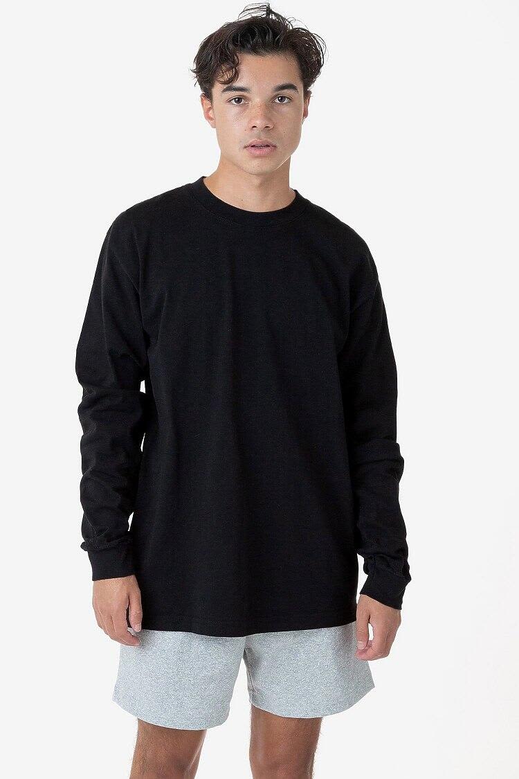 Long Sleeve Garment Dye Crewneck Tee