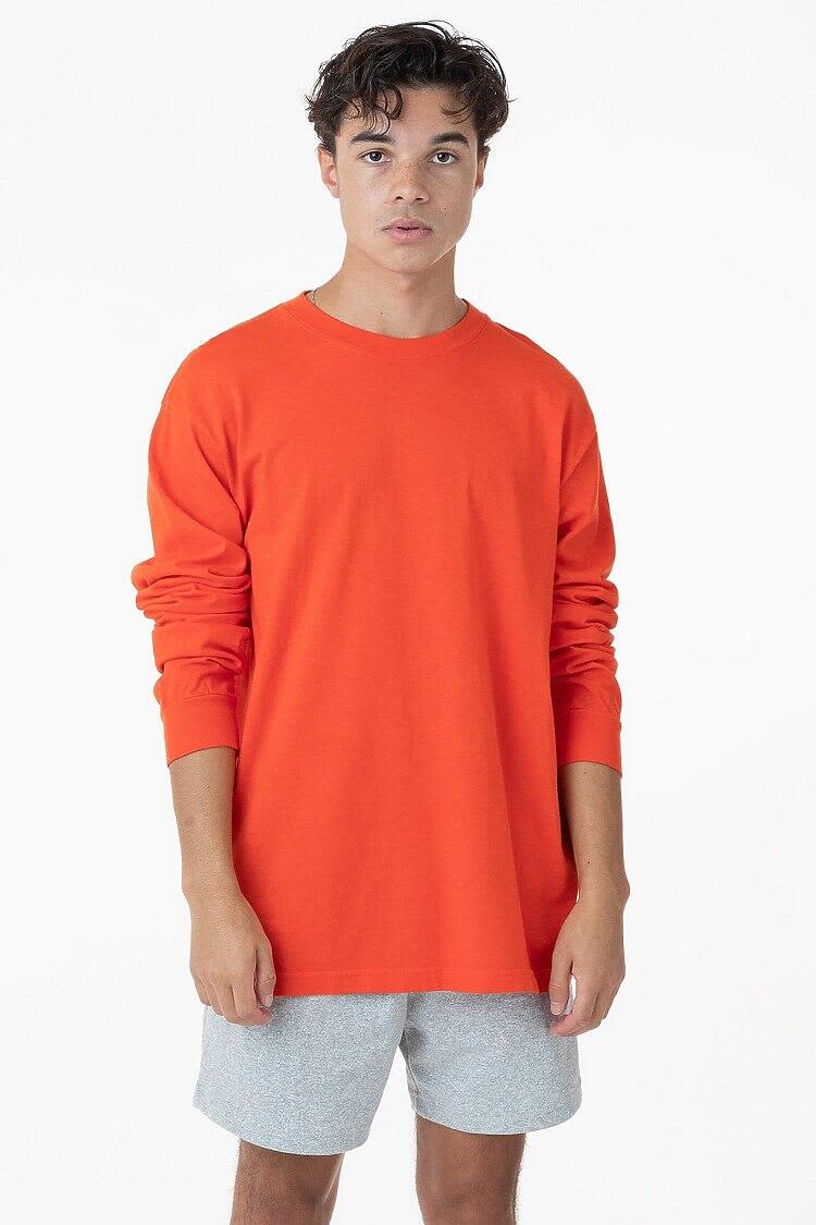 Long Sleeve Garment Dye Crewneck Tee