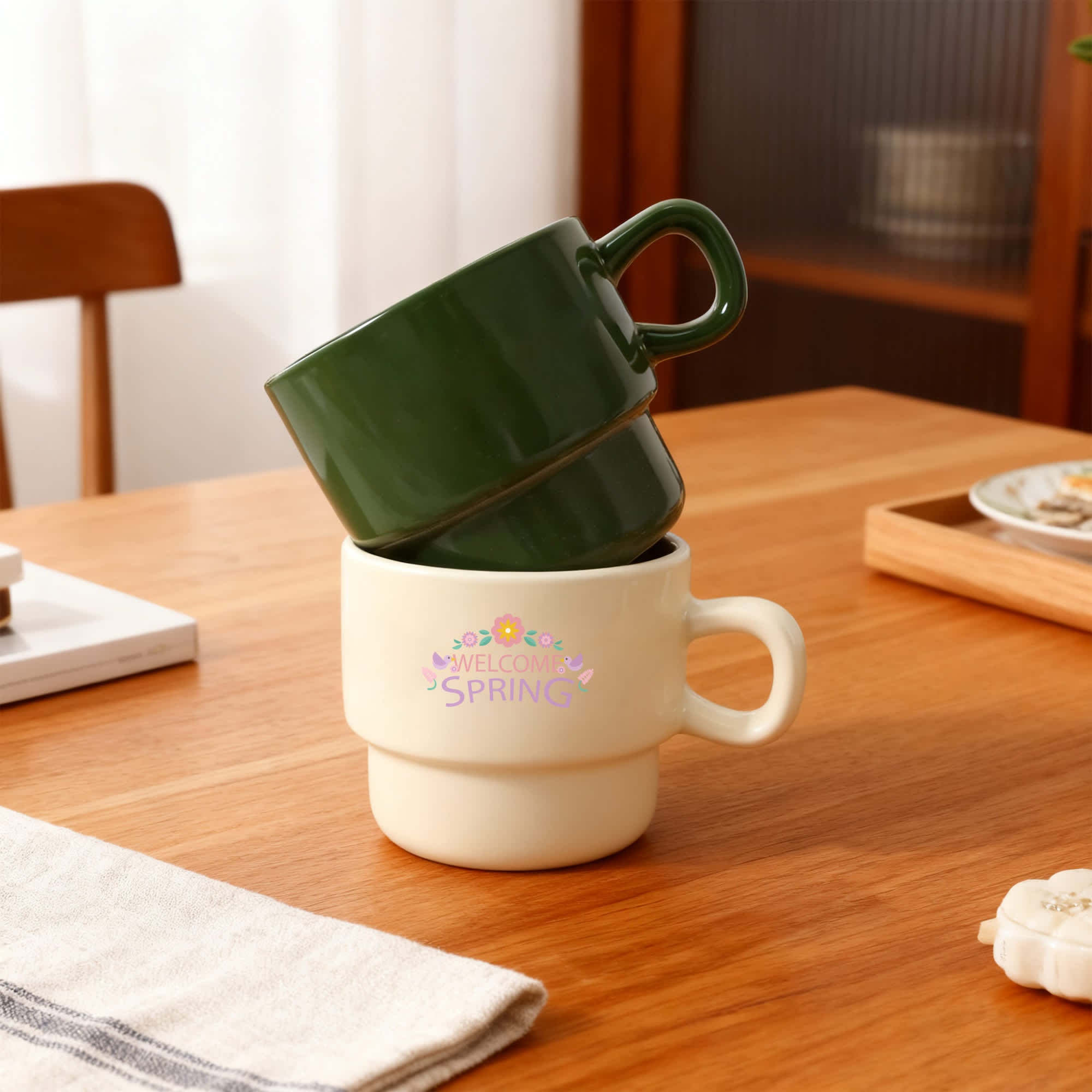 Stackable Ceramic Mug