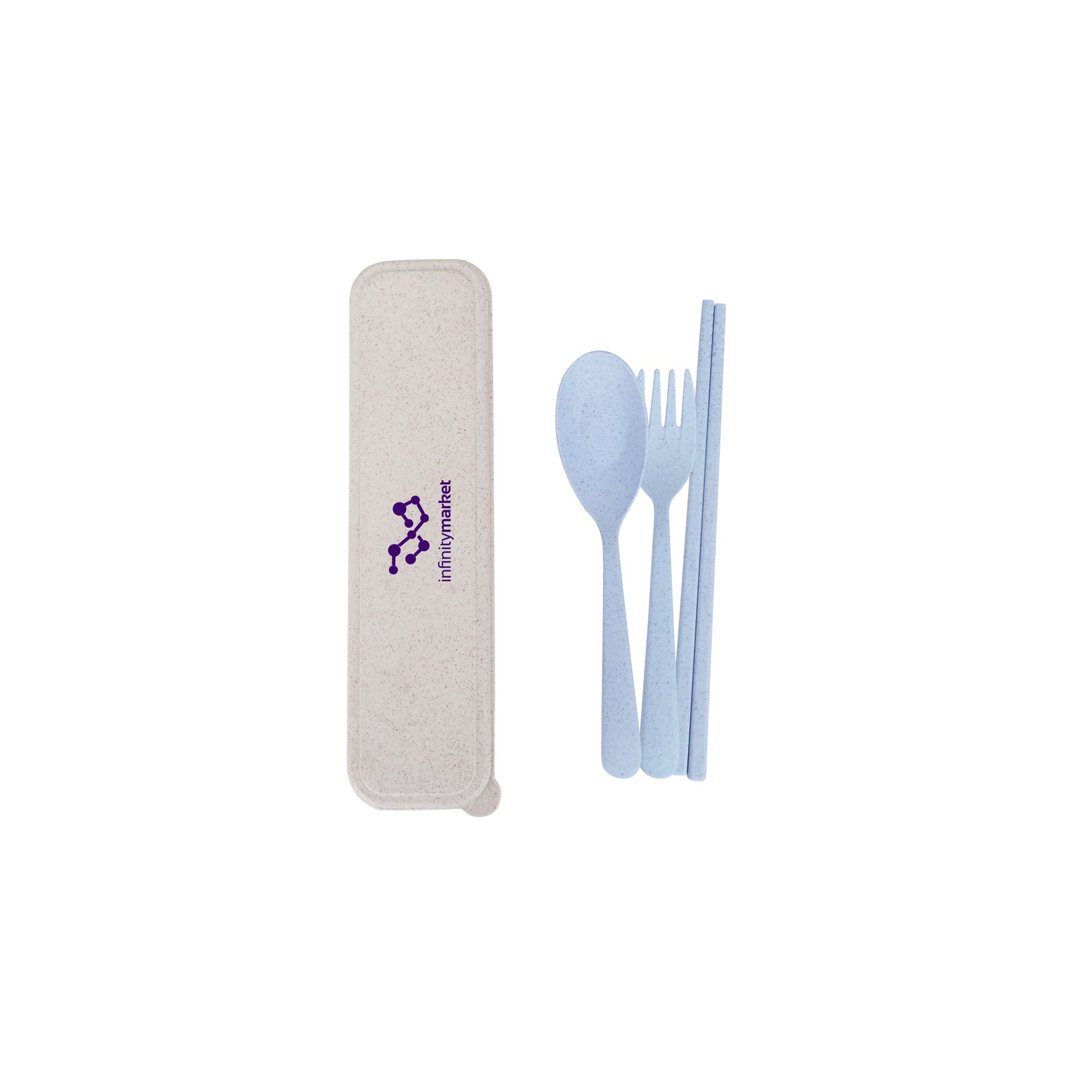 3 pieces Portable Utensils Set