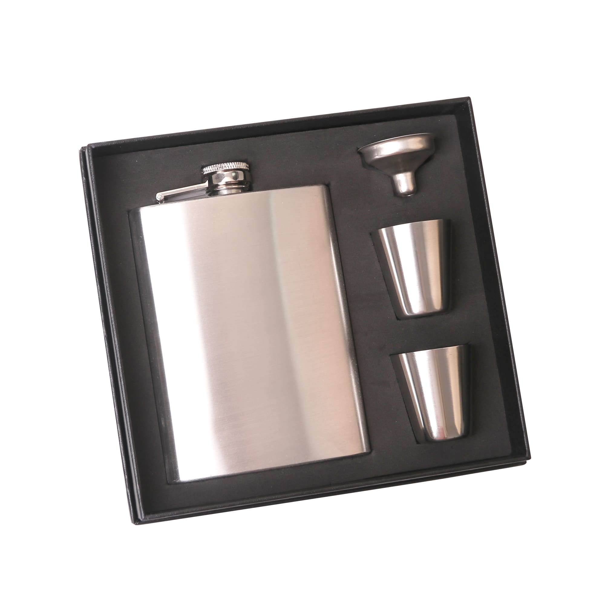 8 OZ Stainless Steel Hip Flask Set