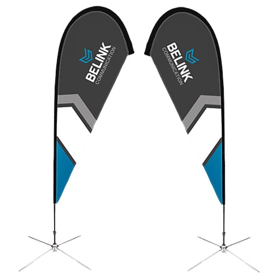 Large(109*388cm) Teardrop Banners 15ft