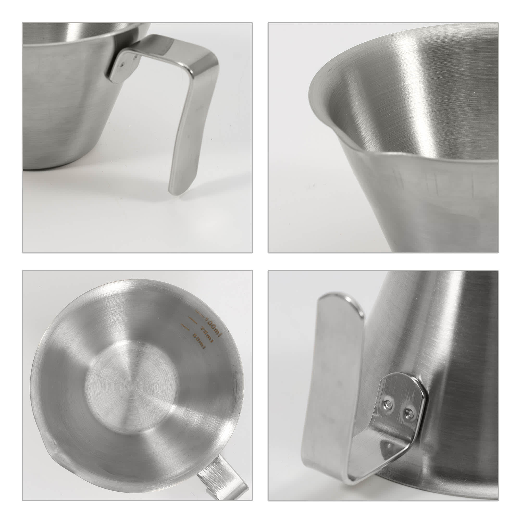 Stainless Steel Espresso Measuring Cup