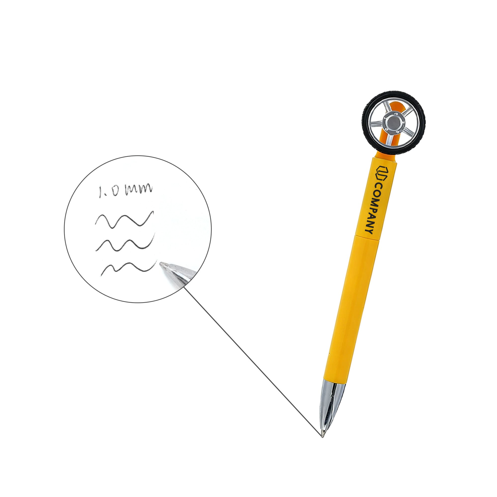 Fidget Spin Tyre Shape Pen
