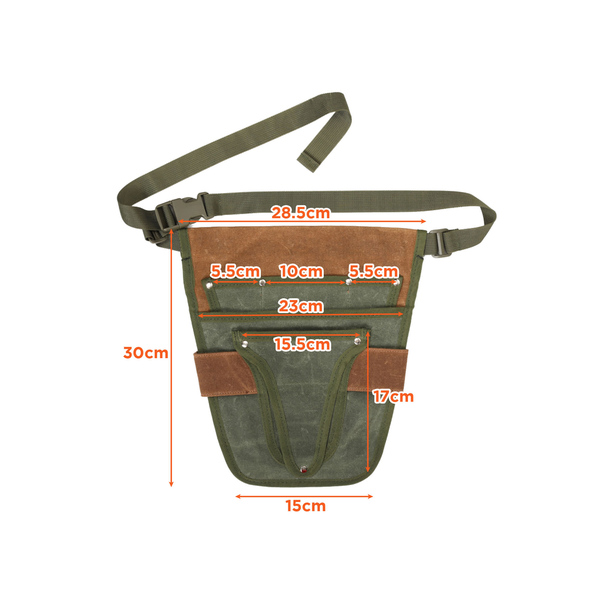 Garden Tool Waist Pouch