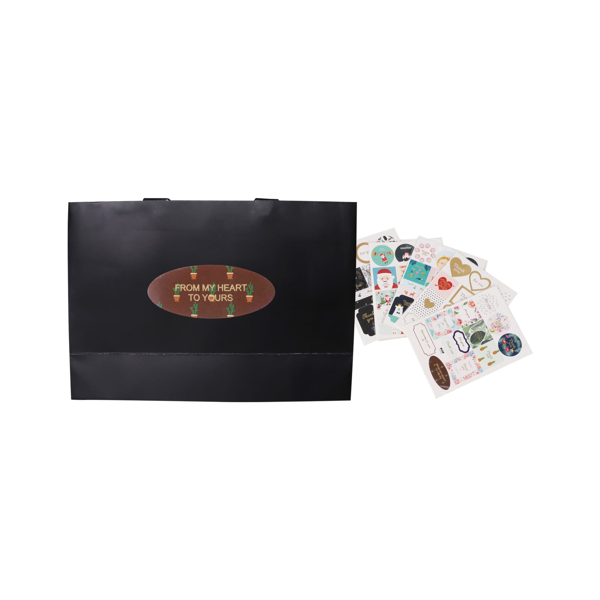 Medium Paper Bag with Flat Handle(320 x 220 x 100mm)