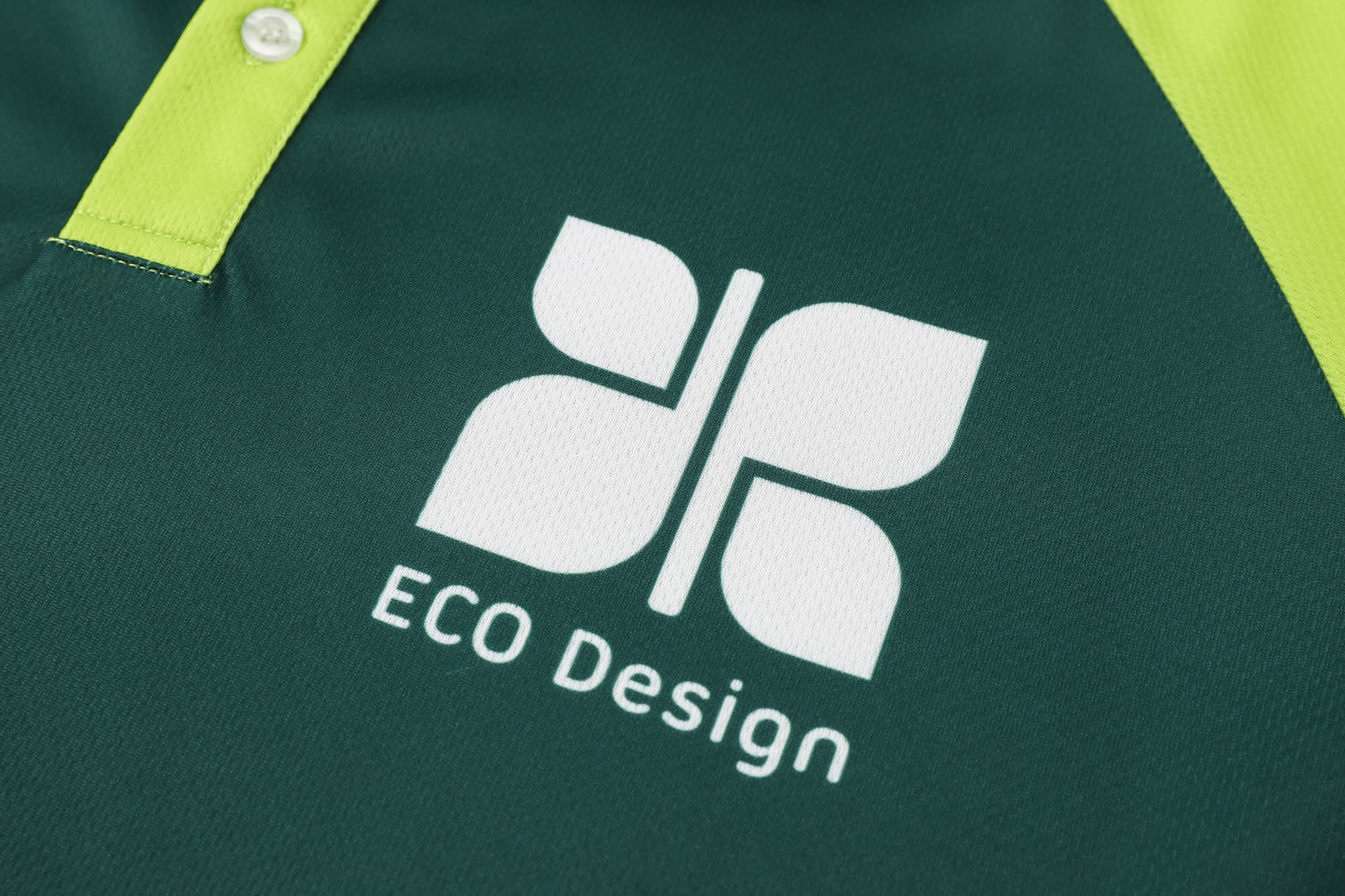 Unisex Adults RPET Micro Mesh Sublimated Raglan Long Sleeves POLO