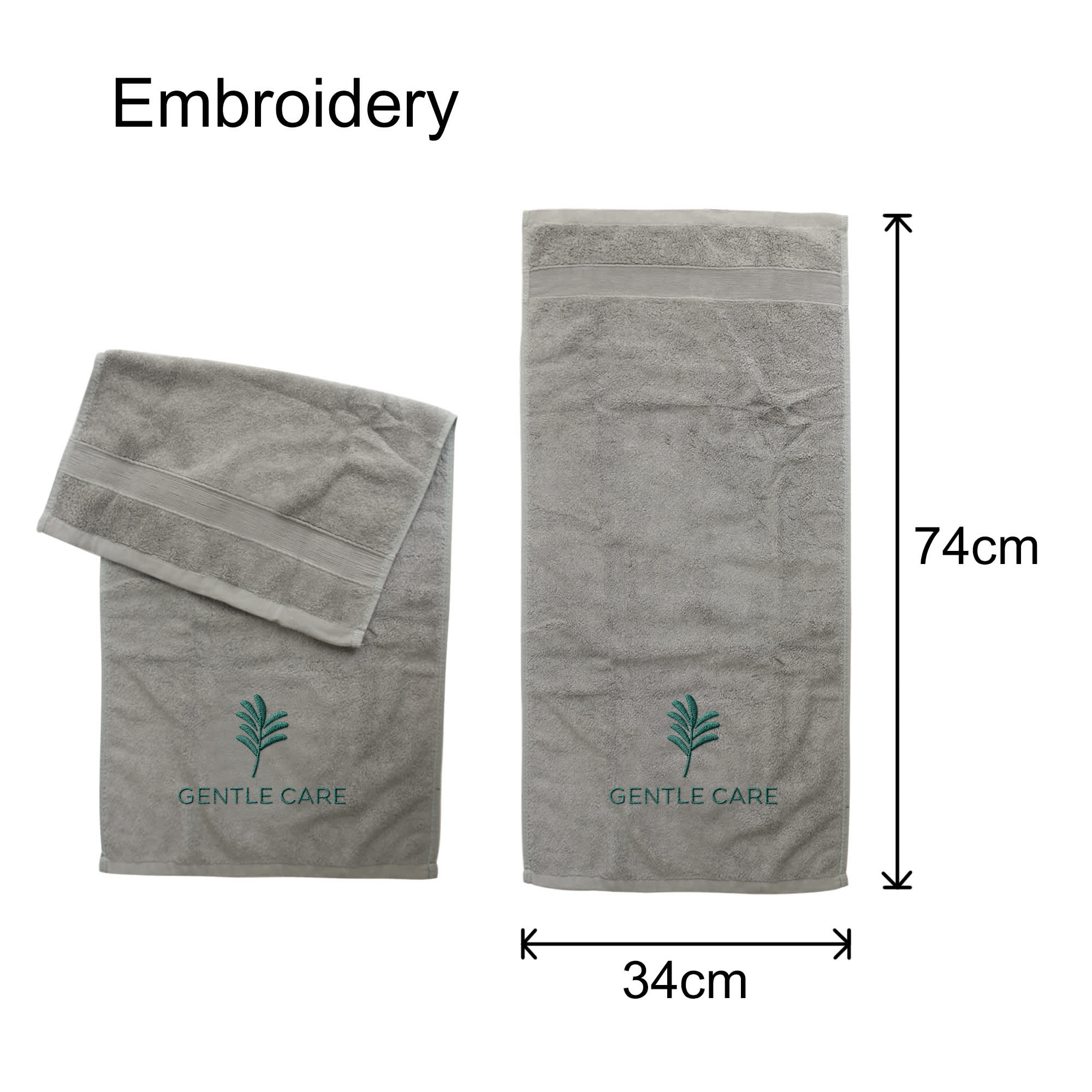 Embroidered Cotton Hand Towel