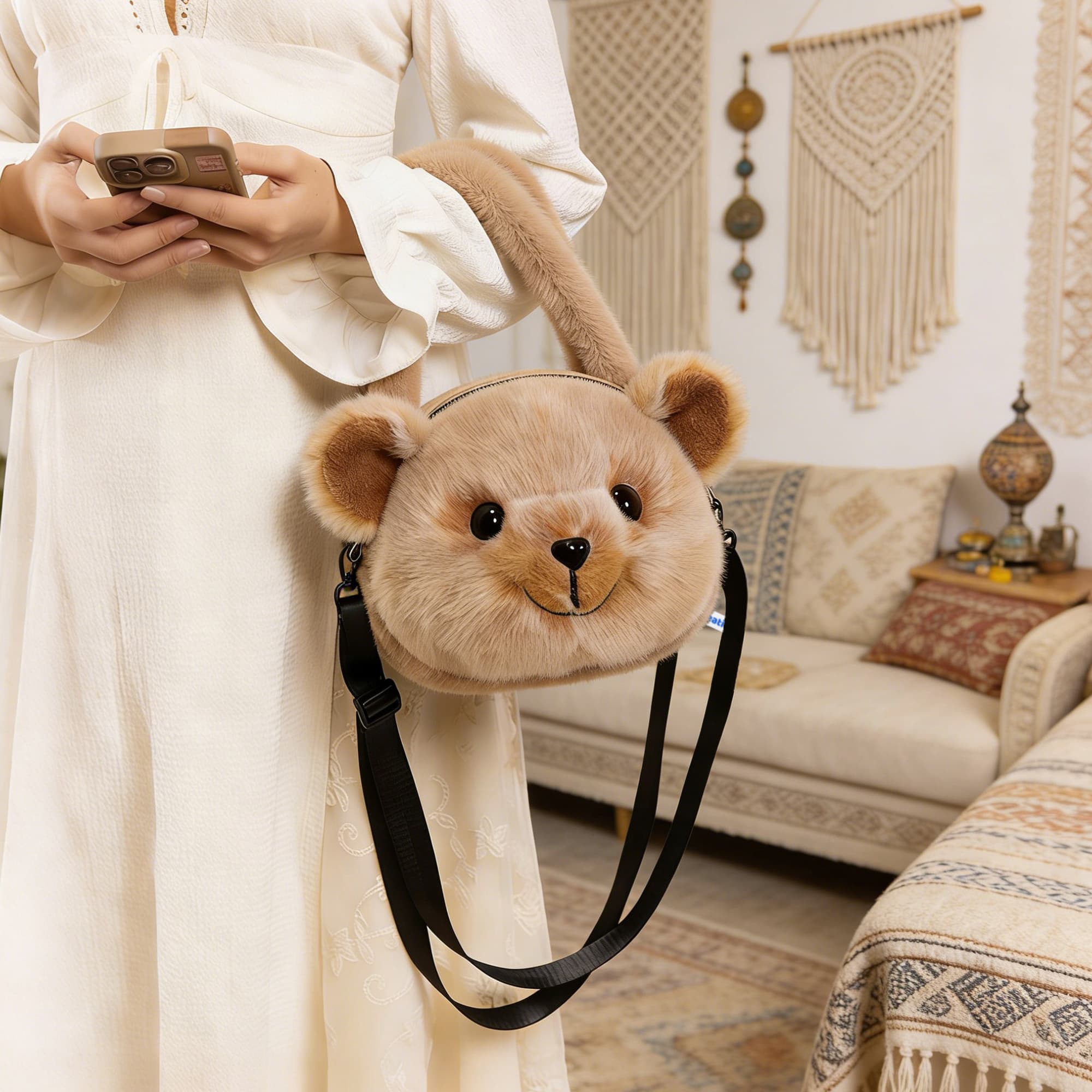 Custom Animal Plush Handbag