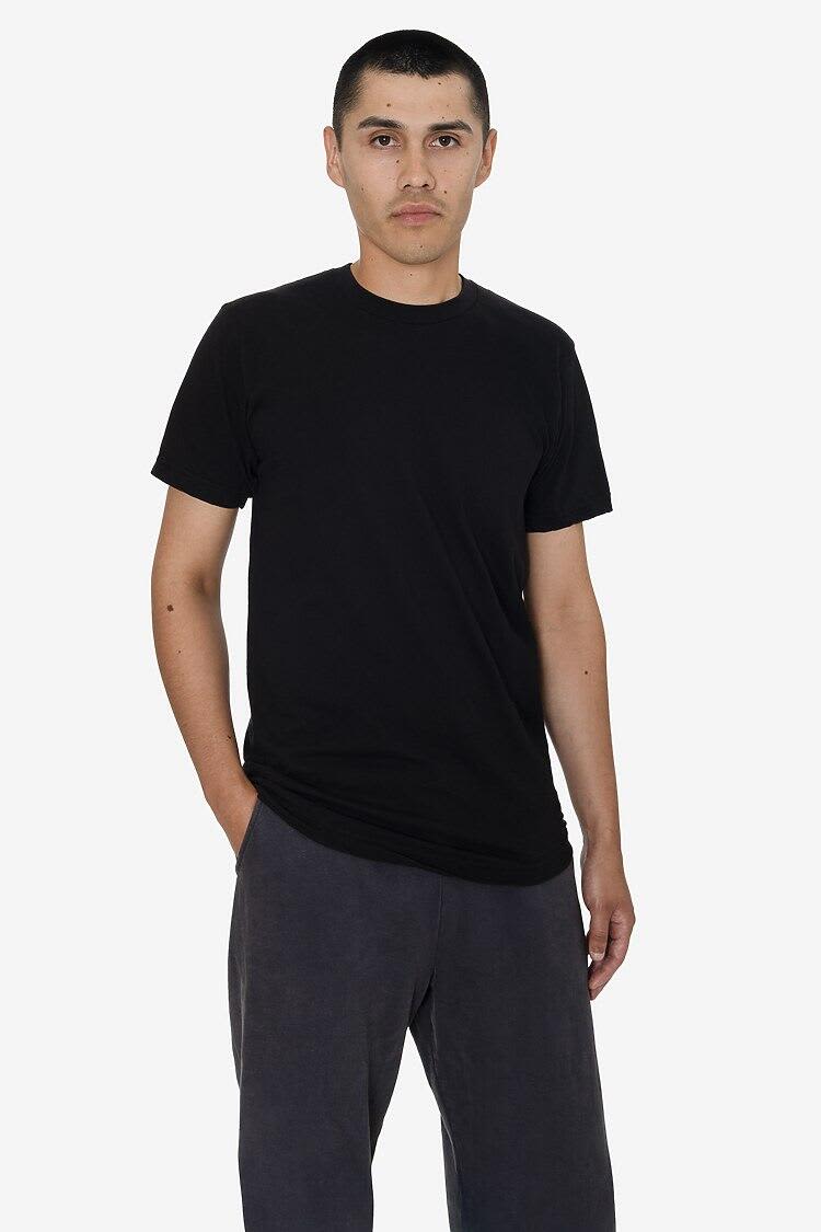 Short Sleeve Fine Jersey Crew Tee