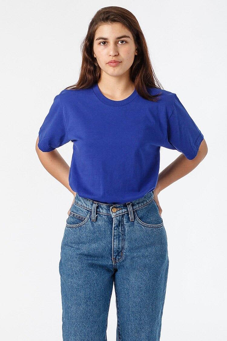 Short Sleeve Fine Jersey Crew Tee