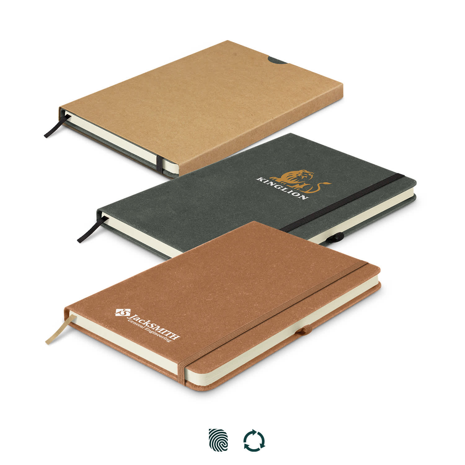 Phoenix Recycled Hard Cover Notebook