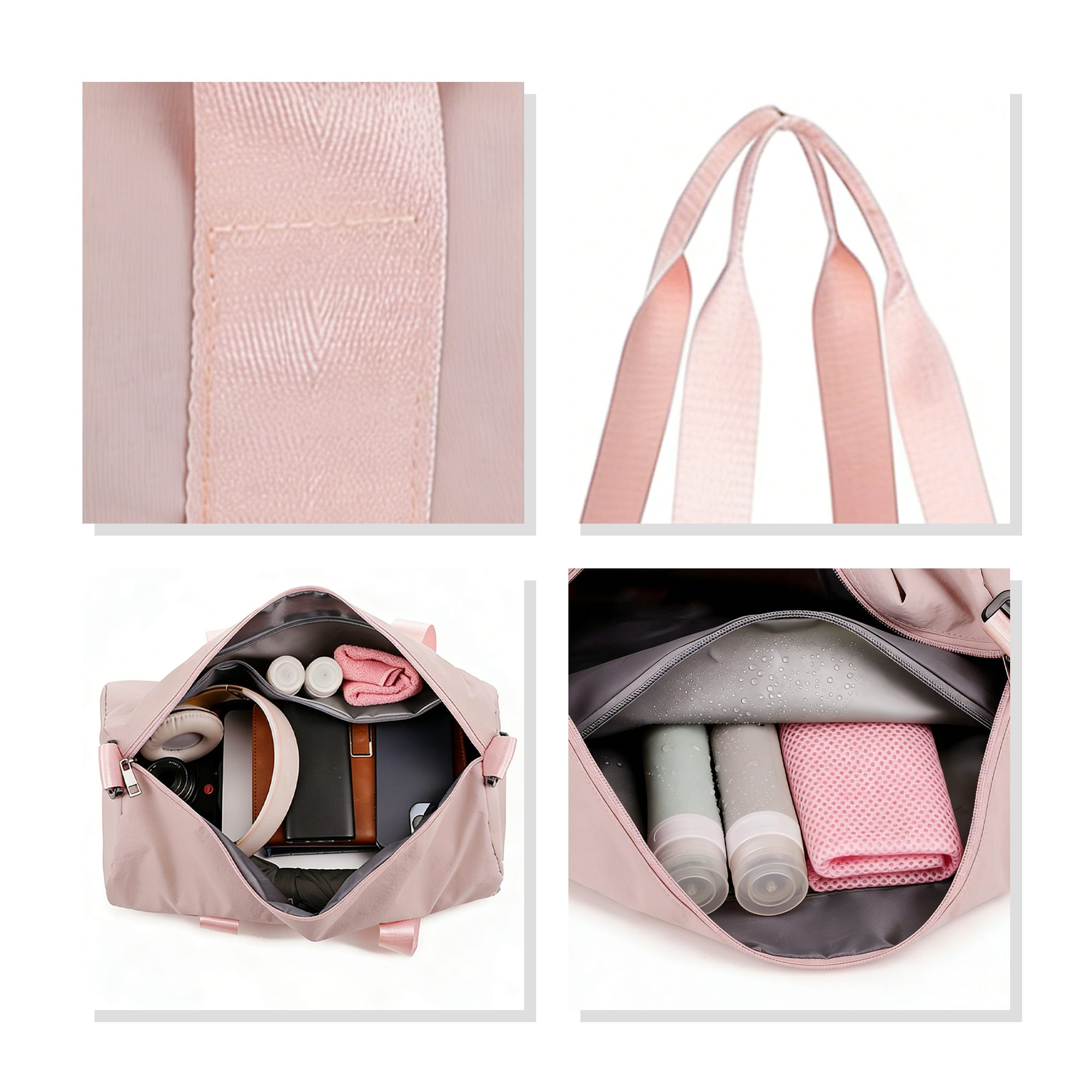 Bucket Duffle Bag With Wide Straps