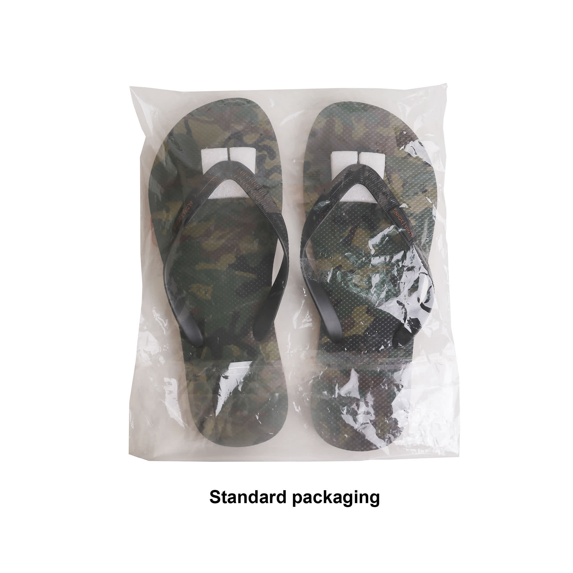 Rubber Talking Footprint Thongs