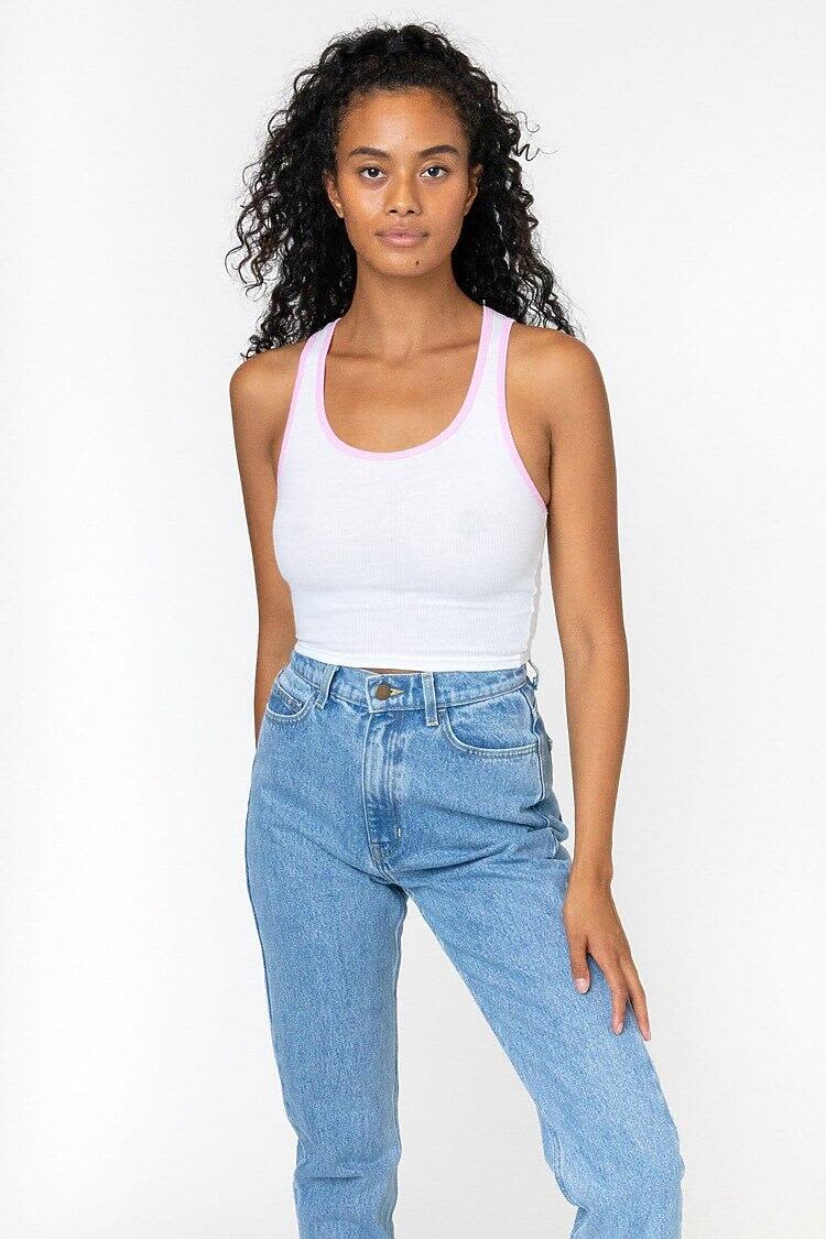 2x1 Rib Crop Tank Top