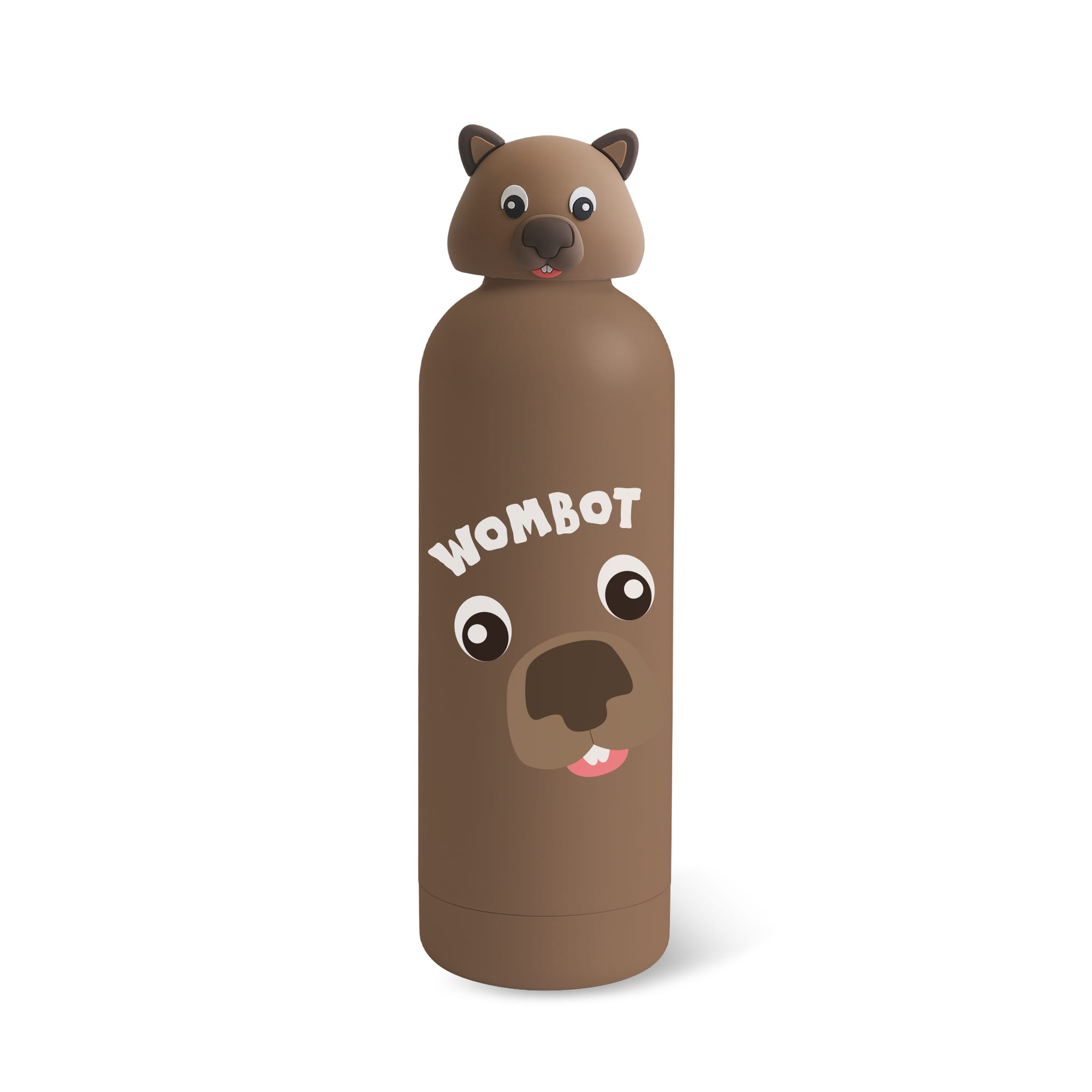 Double Wall Vacuum Bottle with Animal Head