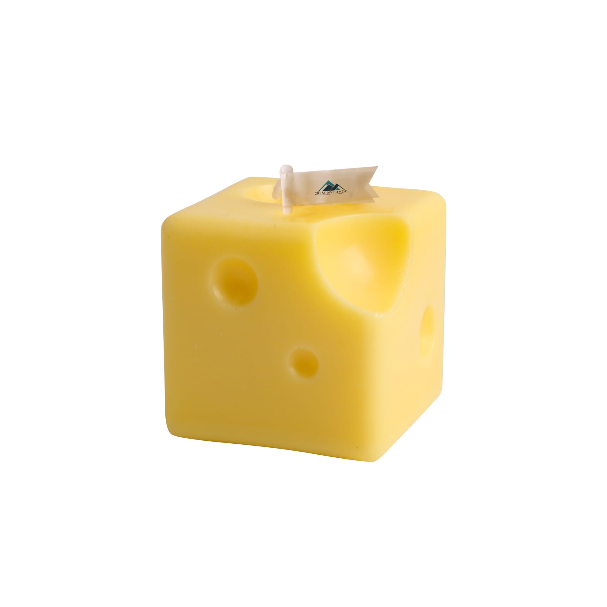 Square Cheese Shape Candles