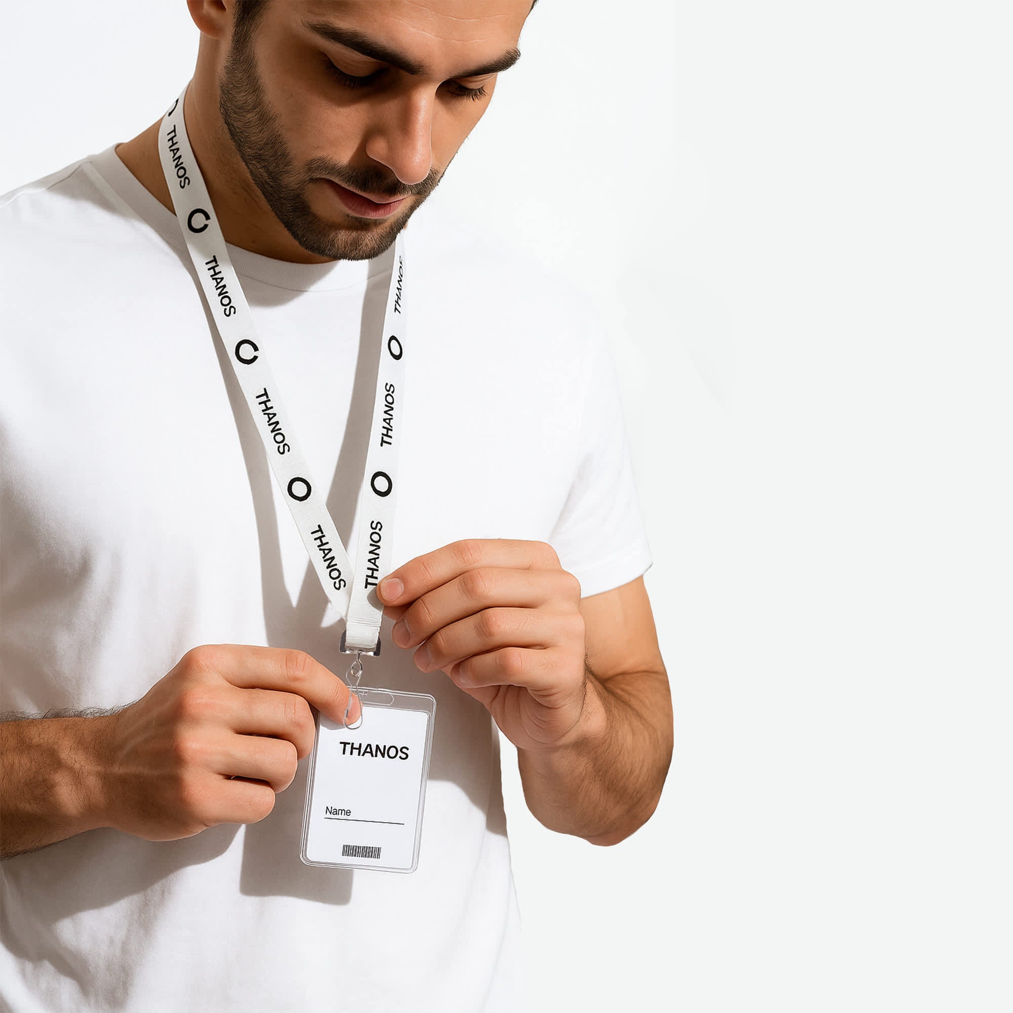 Paper Yarn Lanyard