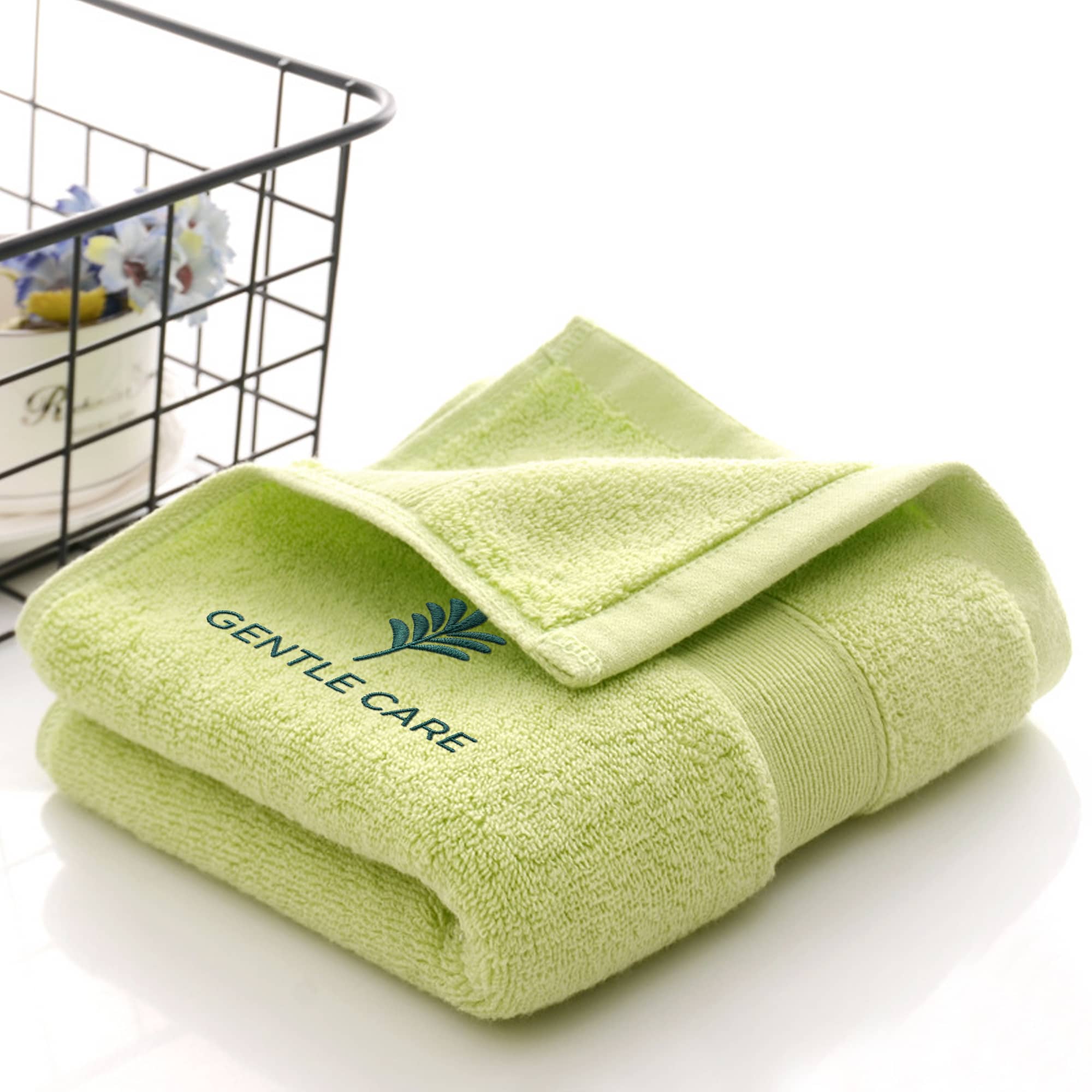 Embroidered Cotton Hand Towel