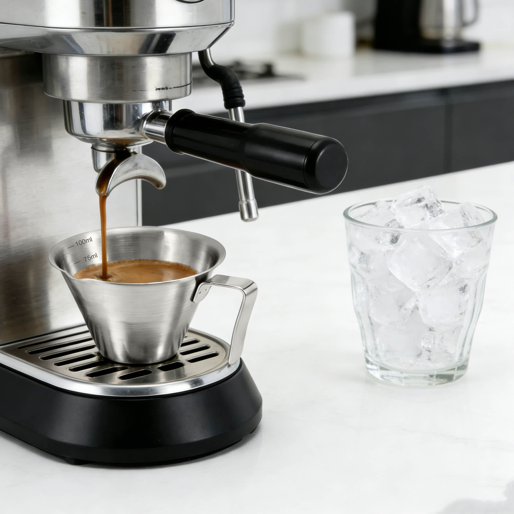 Stainless Steel Espresso Measuring Cup