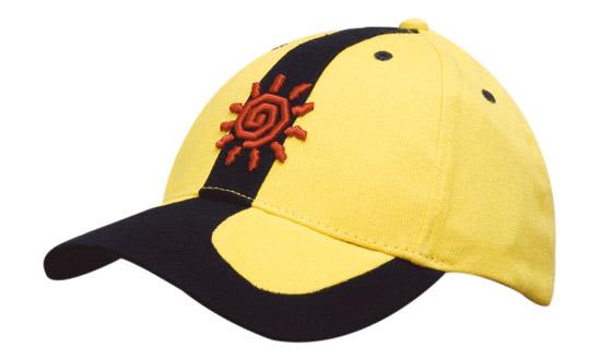 Brushed Heavy Cotton with Peak and Crown Inserts