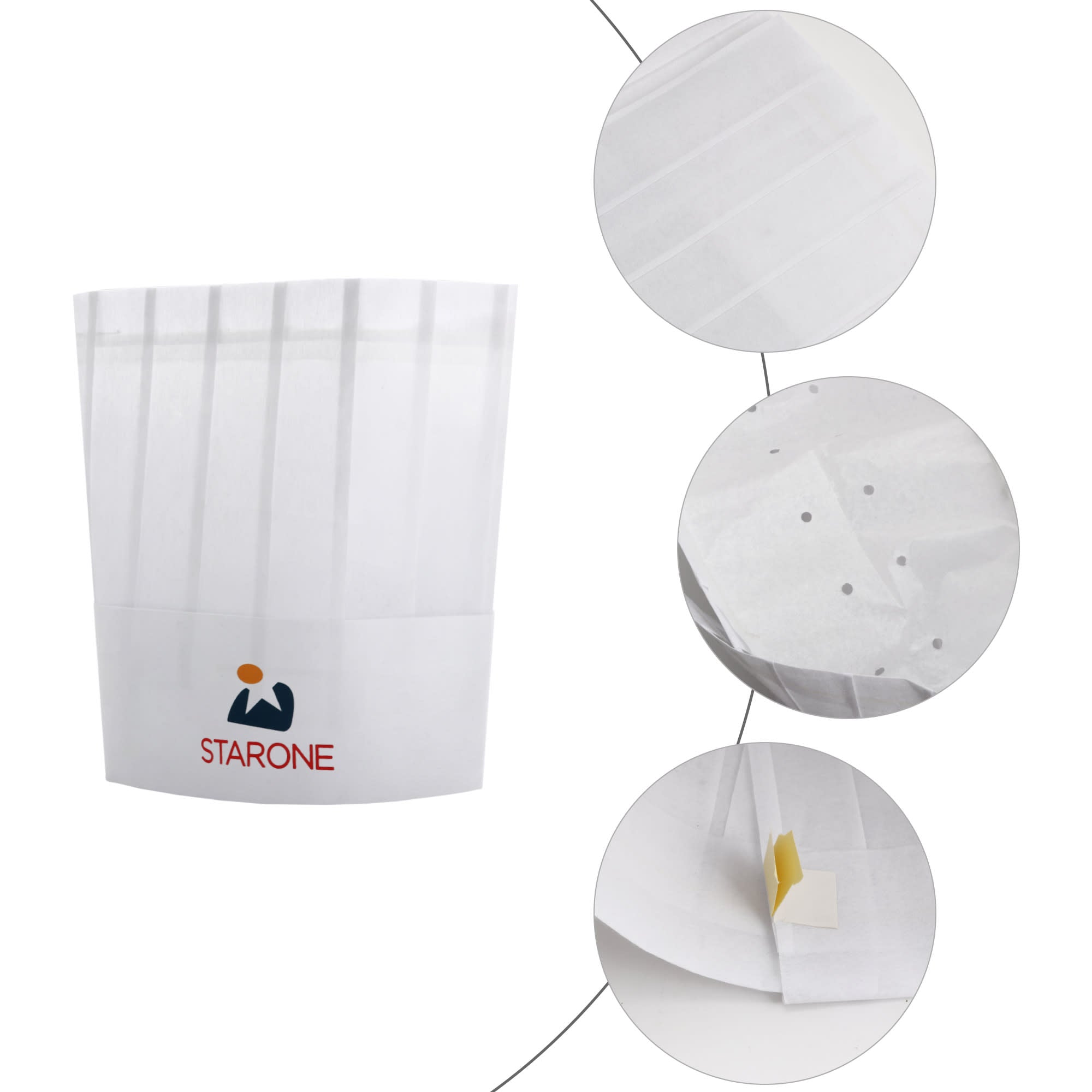 Disposable Non-woven Chef Hat 23cm