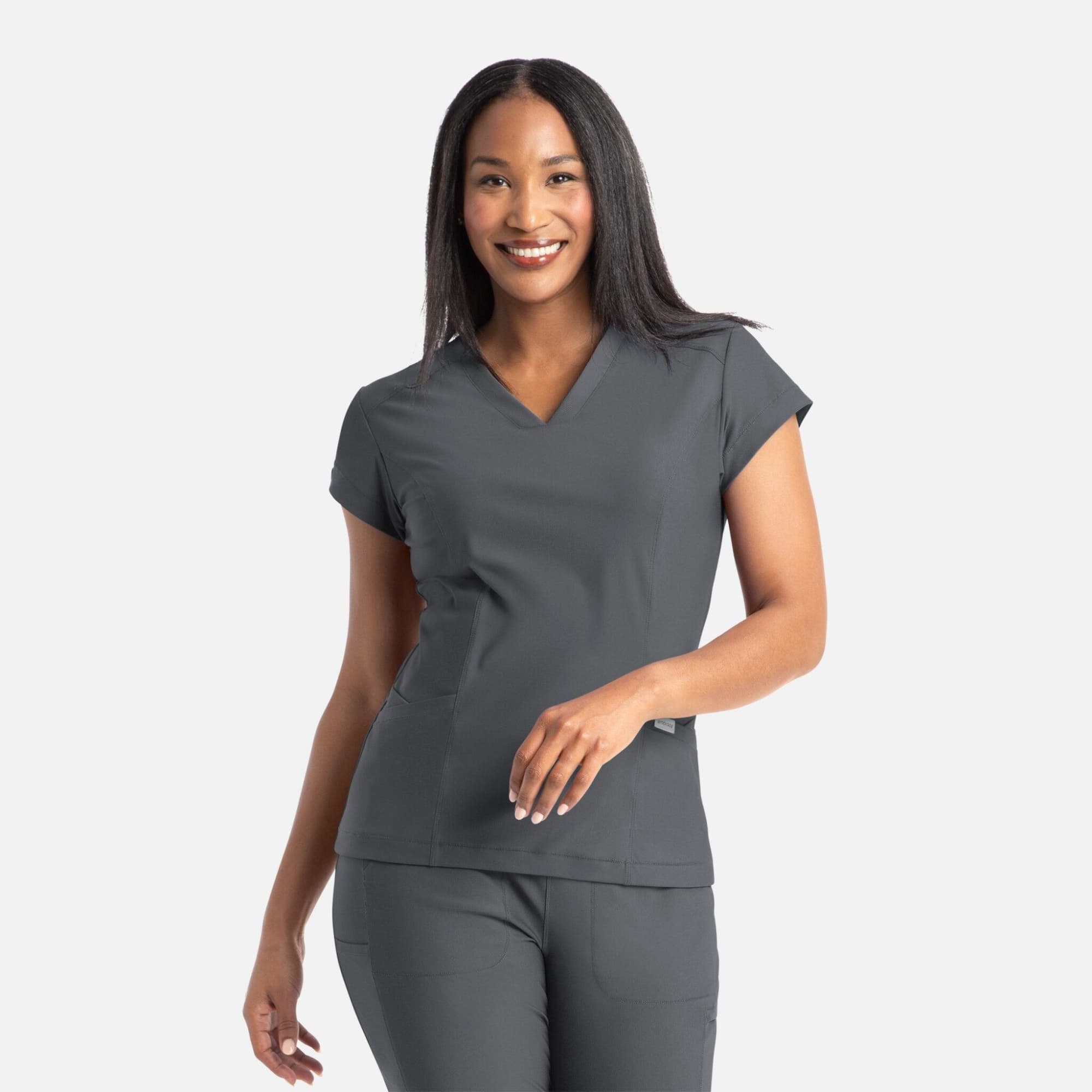 Embrace Zoe Banded V-Neck Top