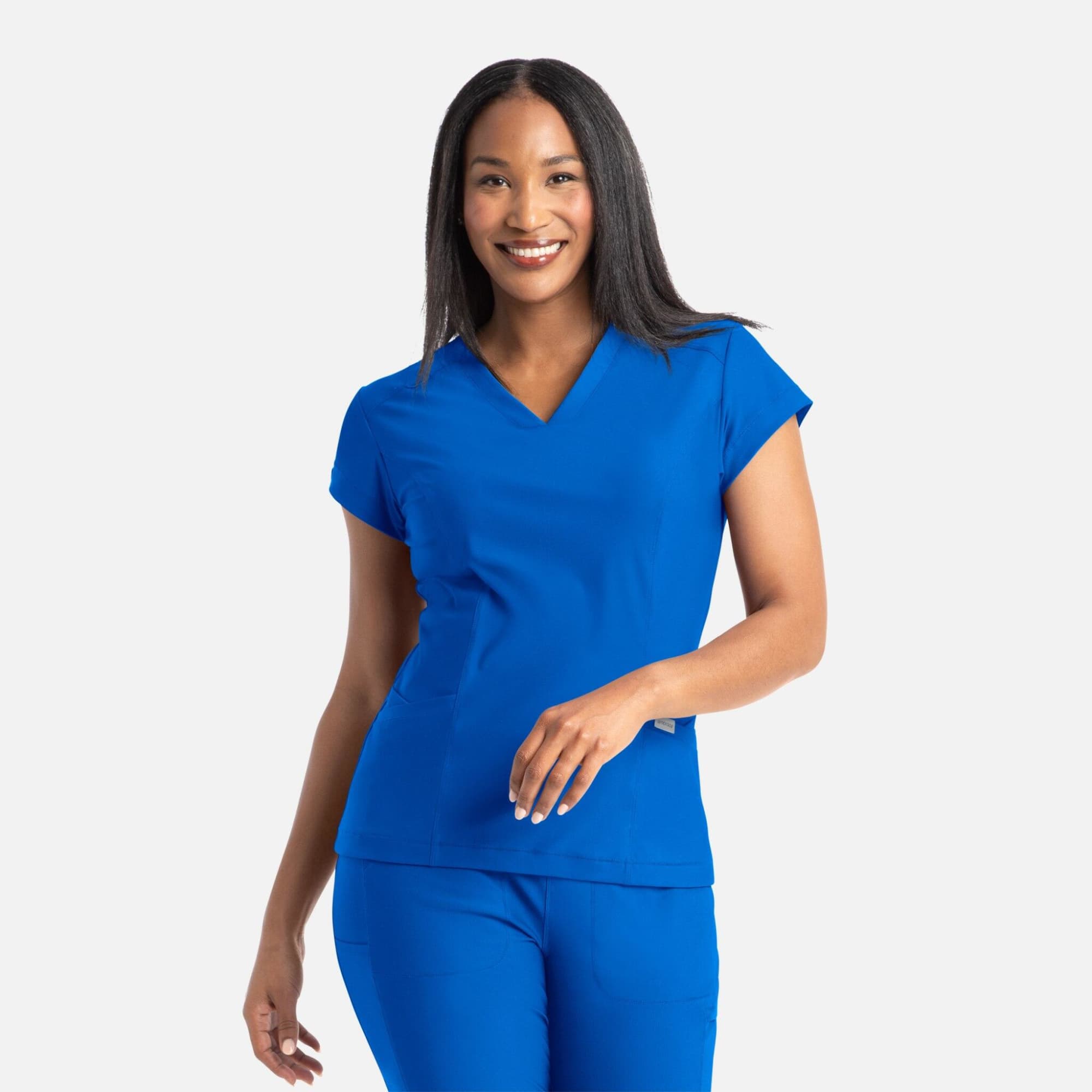 Embrace Zoe Banded V-Neck Top