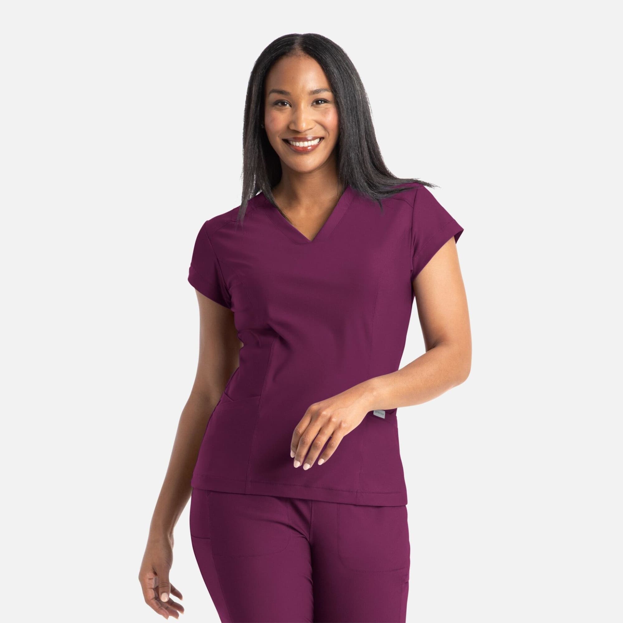 Embrace Zoe Banded V-Neck Top