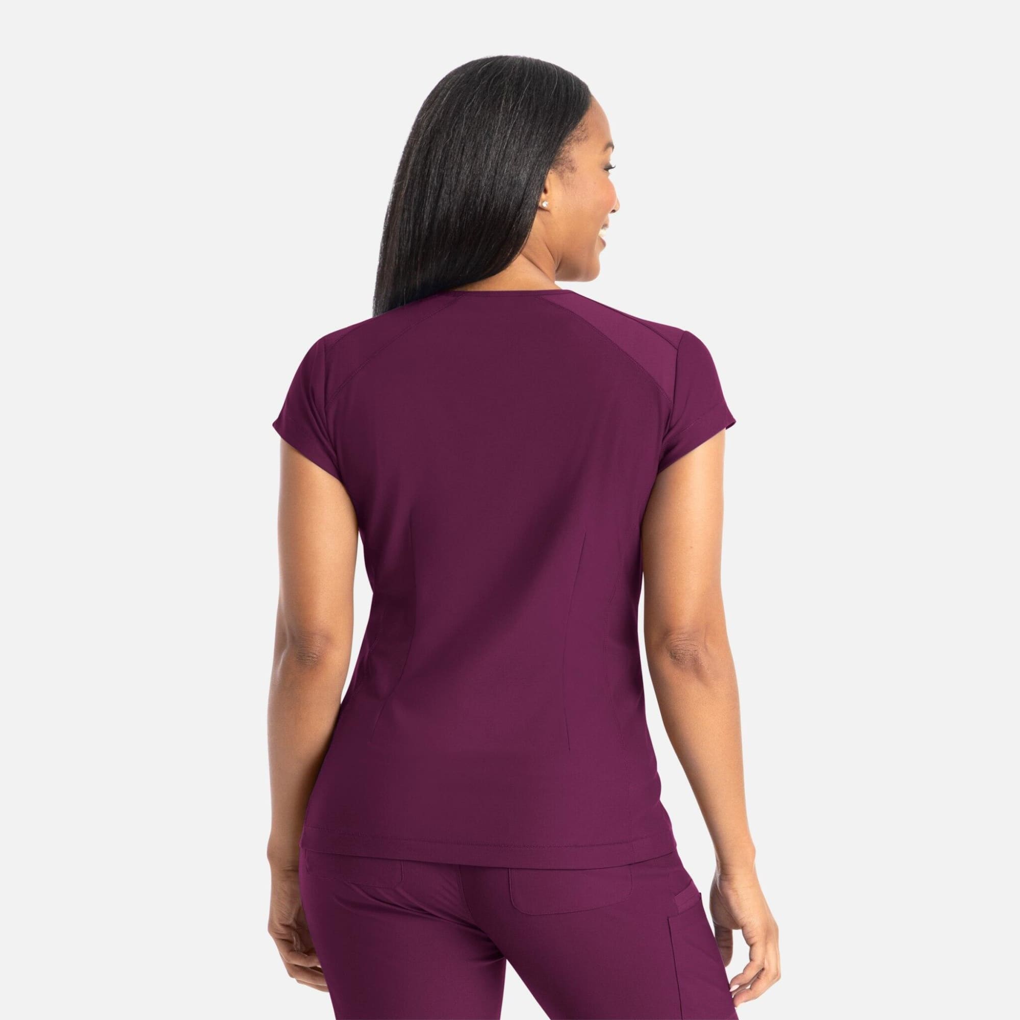Embrace Zoe Banded V-Neck Top