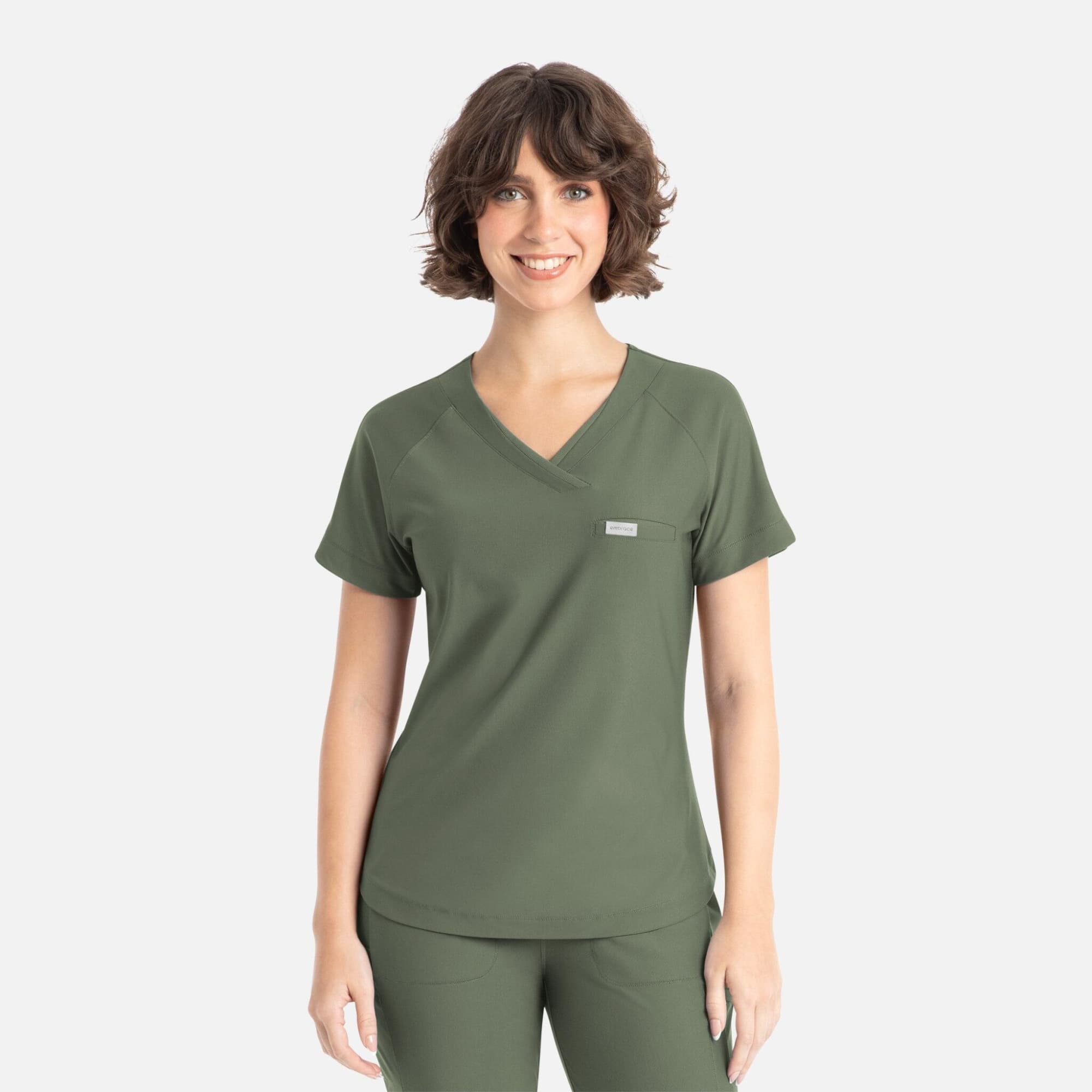 Embrace Luna Tuckable Y-Neck Top