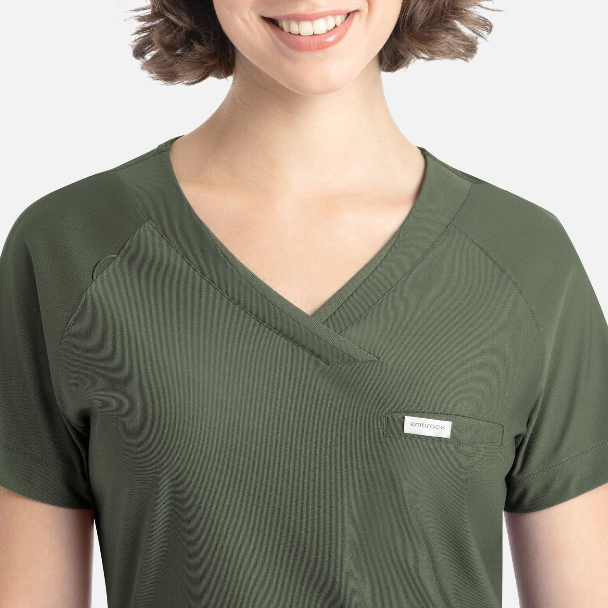Embrace Luna Tuckable Y-Neck Top