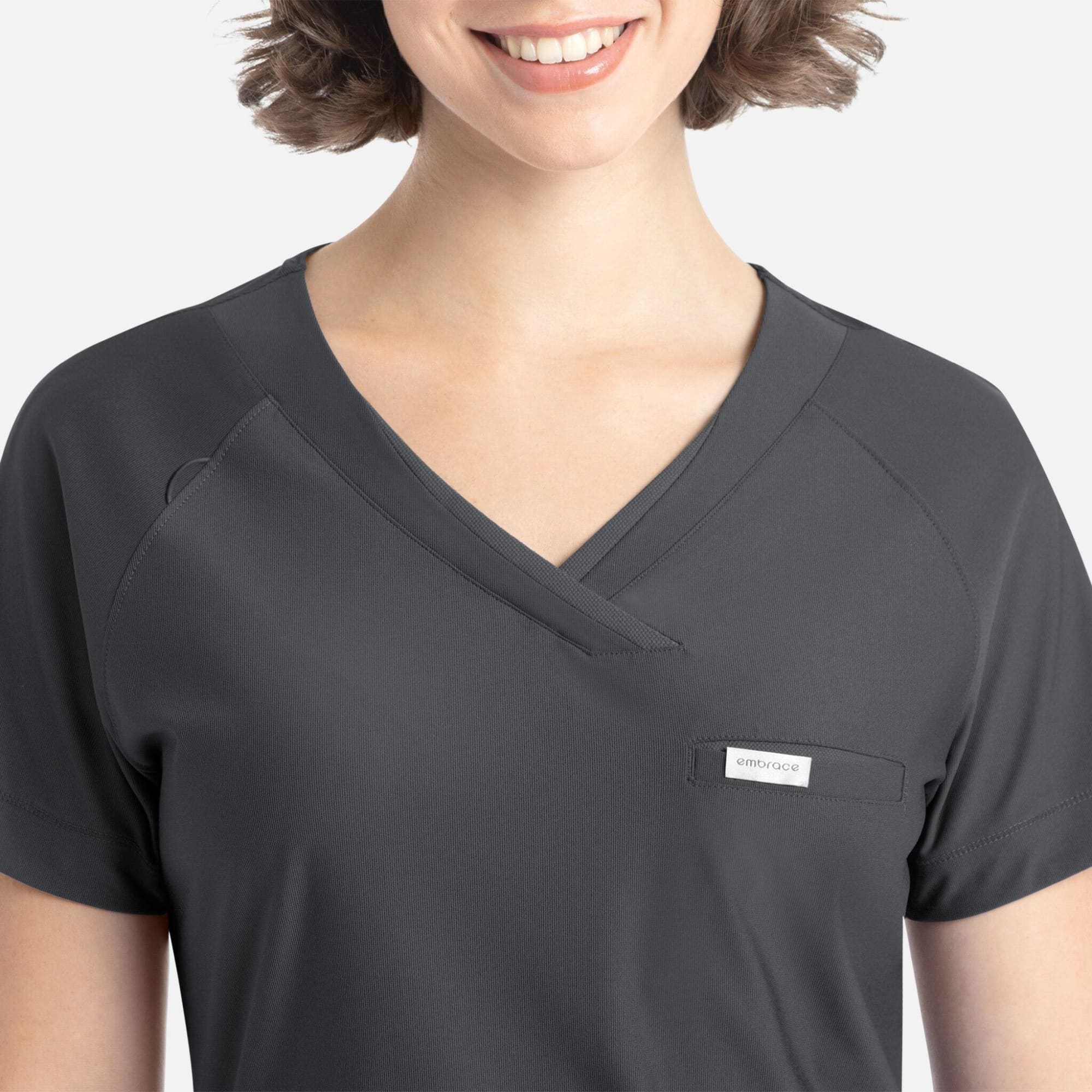 Embrace Luna Tuckable Y-Neck Top