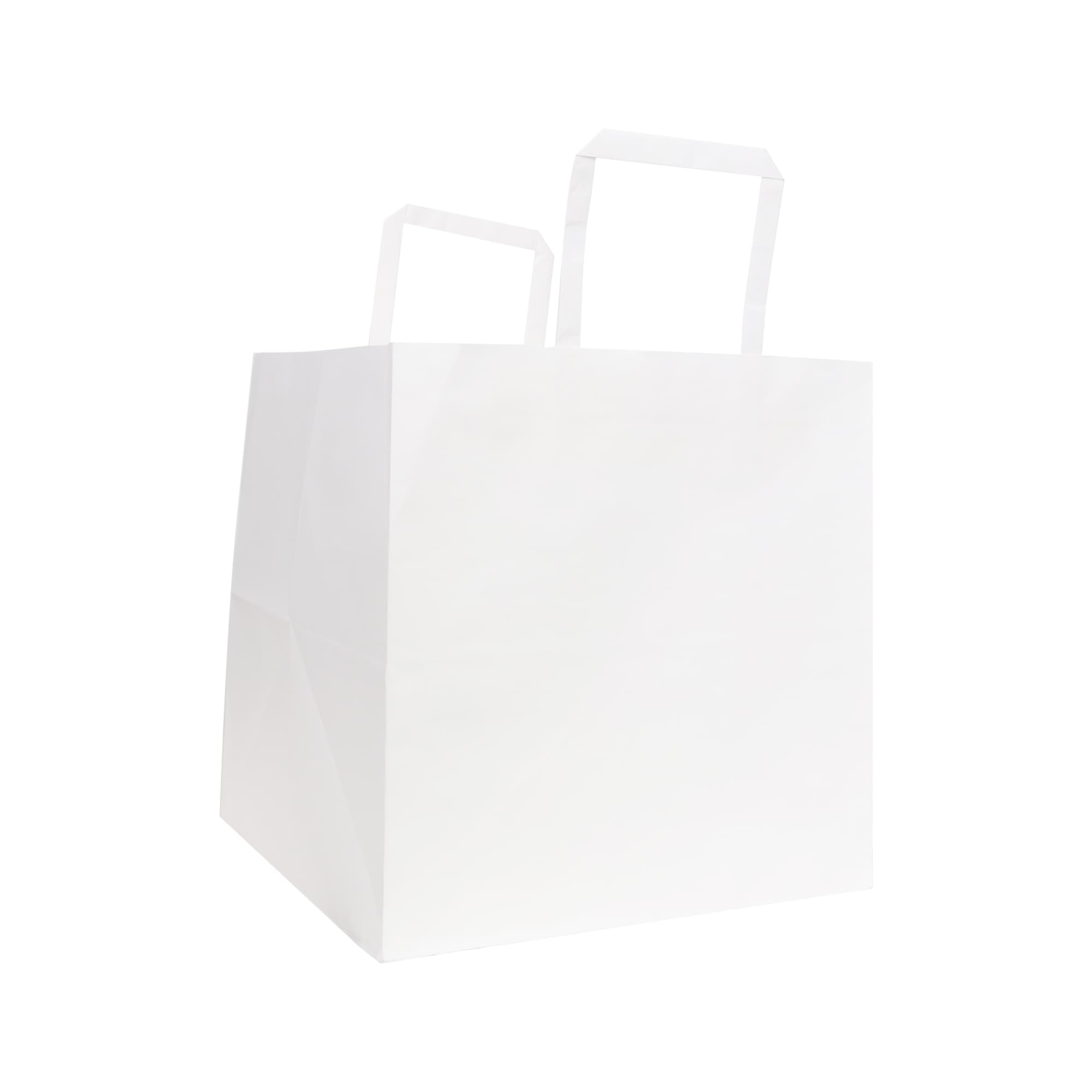 Flat Handle Kraft Paper Bag(250x250x250mm)