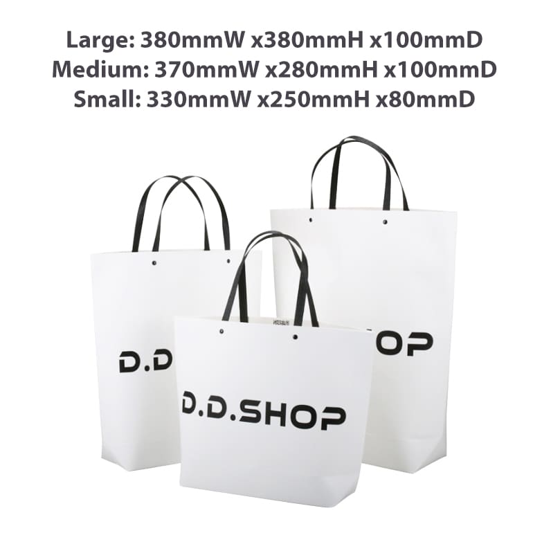 Small Black&White Boutique Paper Bag(330 x 250 x 80mm)