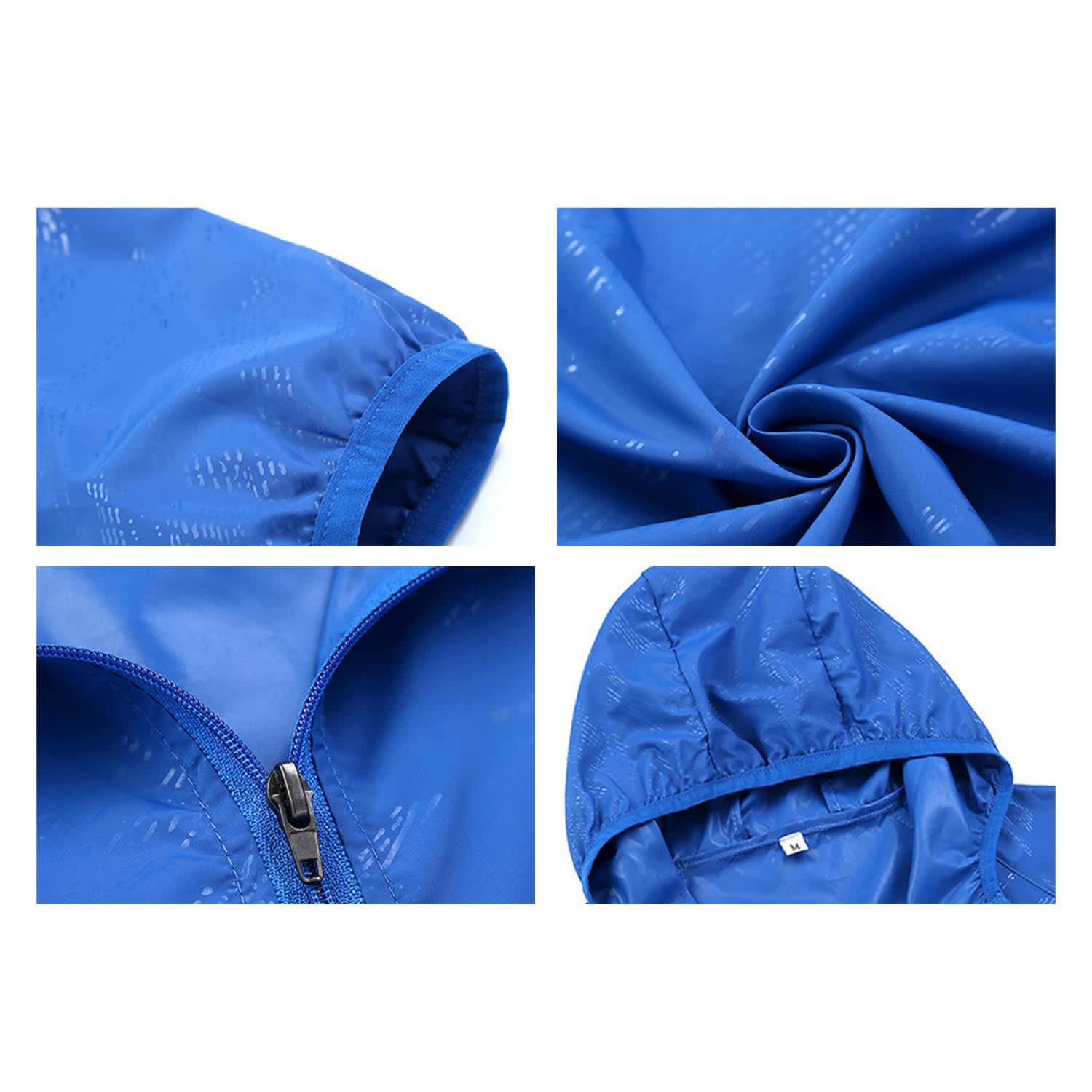 Unisex Adult 100% Polyester Jacket with Sun Protection and Hood