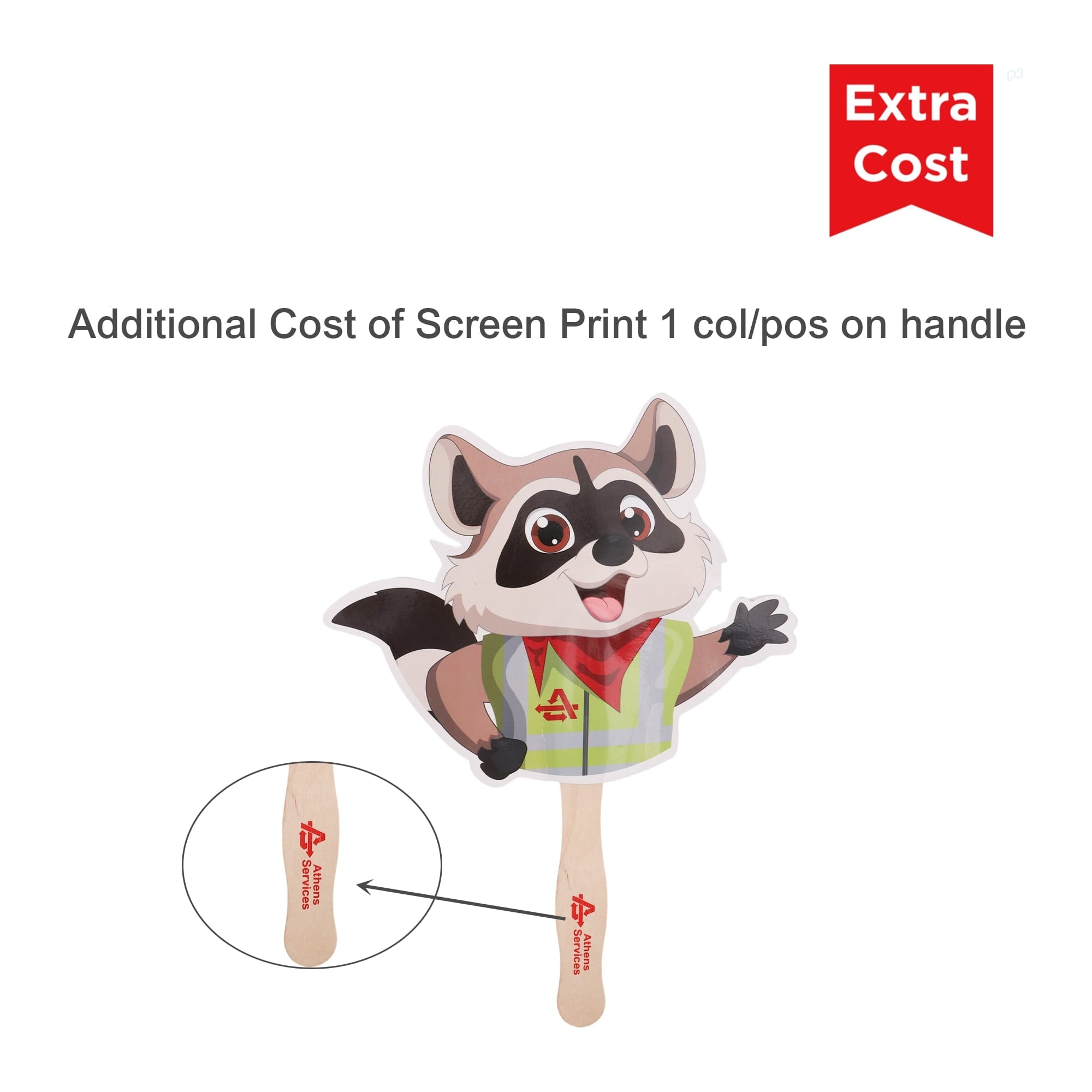 Custom Shape Paper Hand Fan