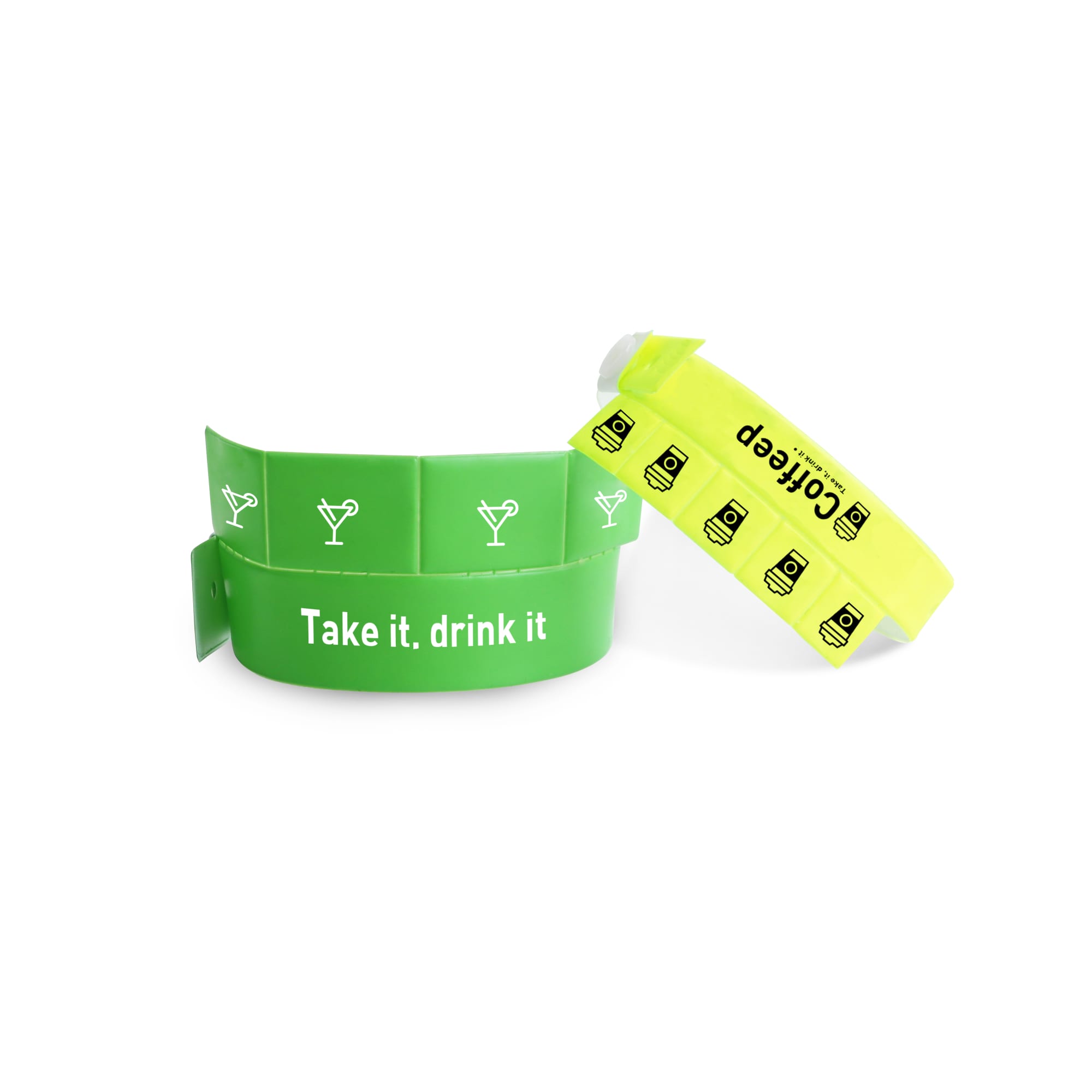 Tabbed Disposable PVC Wristband