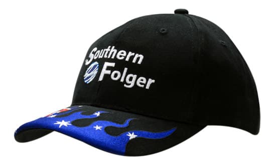 Brushed Heavy Cotton with Australia Embroidery on Peak
