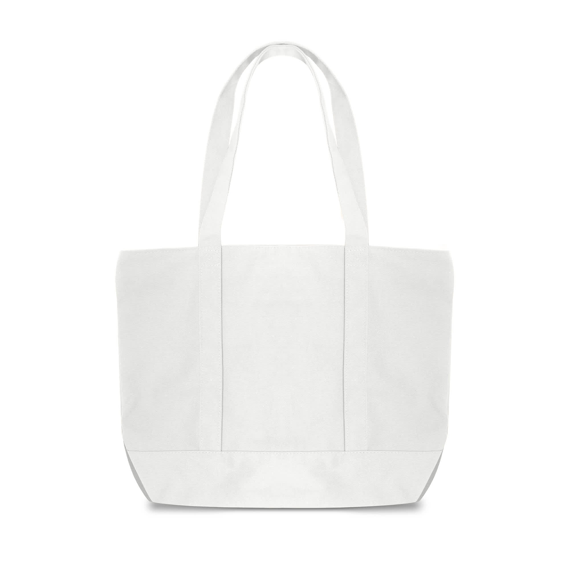 Canvas Zippered Tote Shoulder Bag