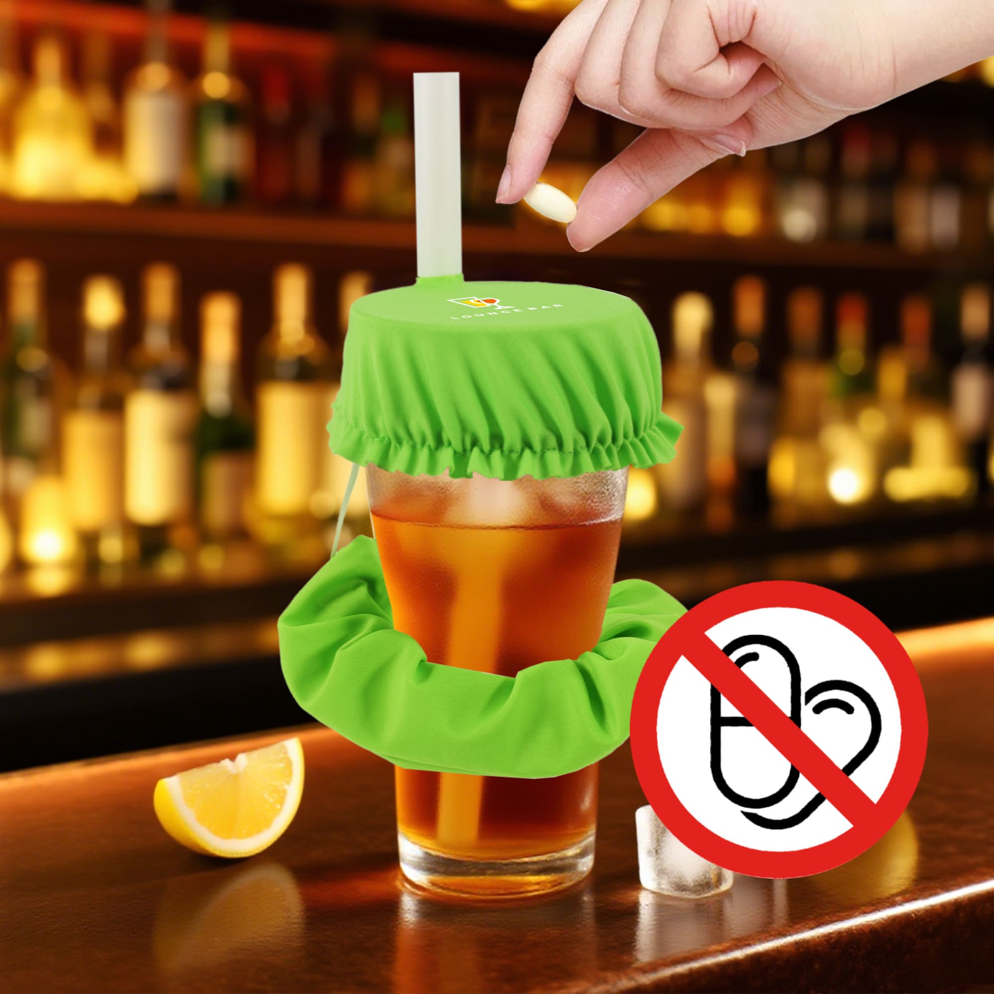 Drink Cover Scrunchie