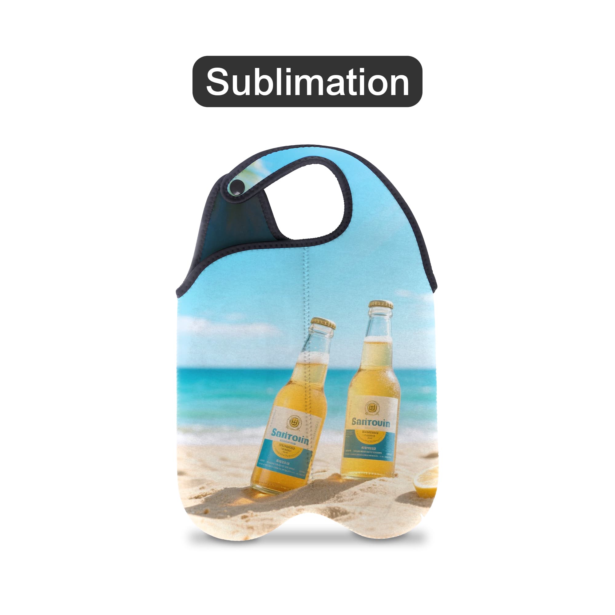 Twin Bottle Cooler with Snap Handle