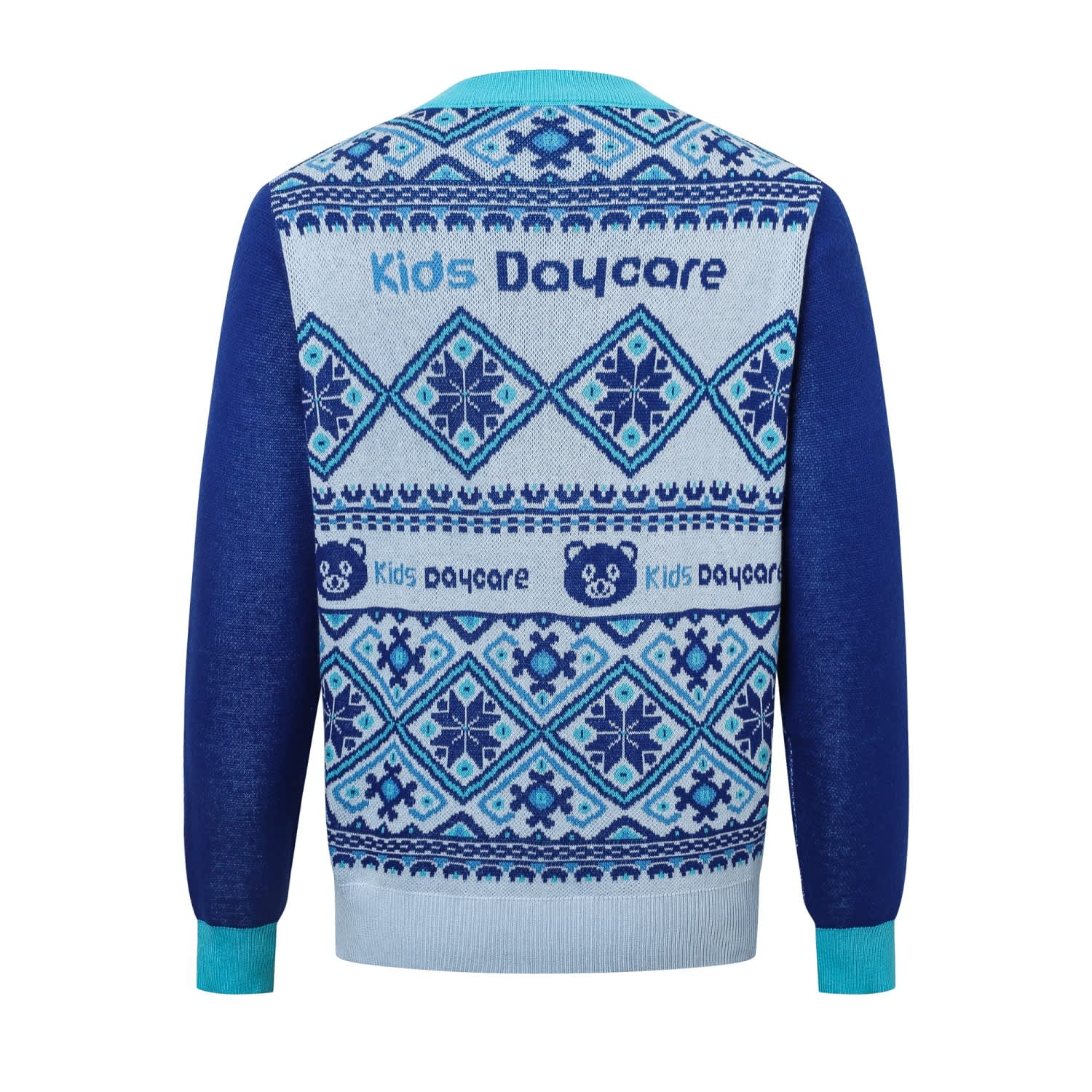 Unisex Acrylic Cotton Jacquard Sweater