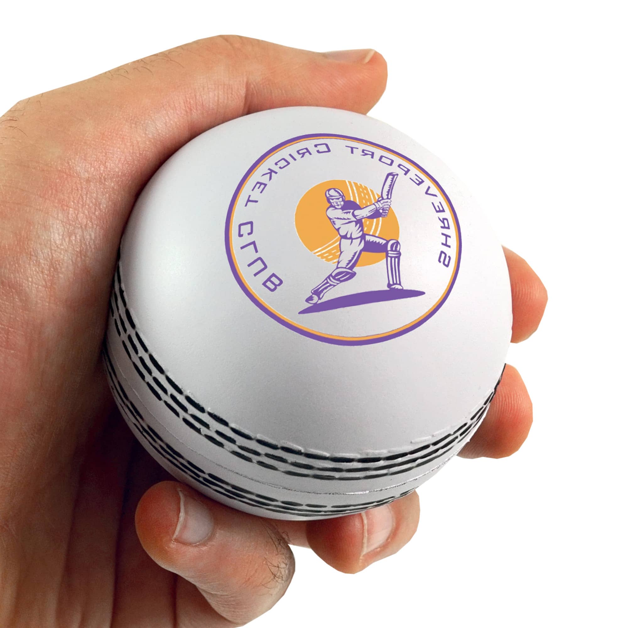 Cricket Ball Shape Stress Reliever