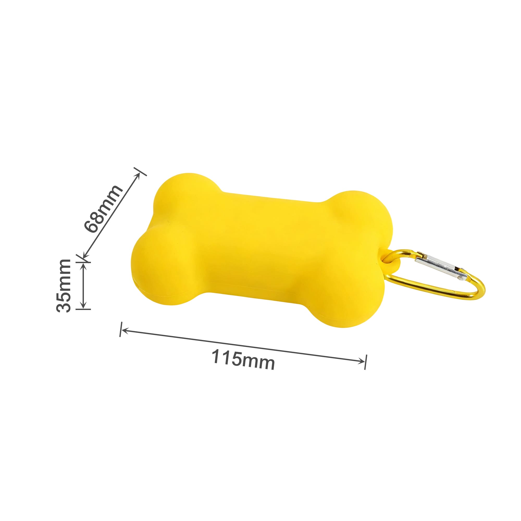 Silicone Bone Shape Dog Poop Bag Dispenser