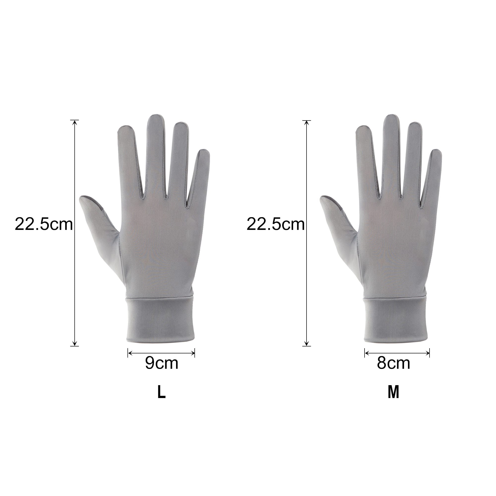 Sun Protective Touchscreen Full Finger Gloves