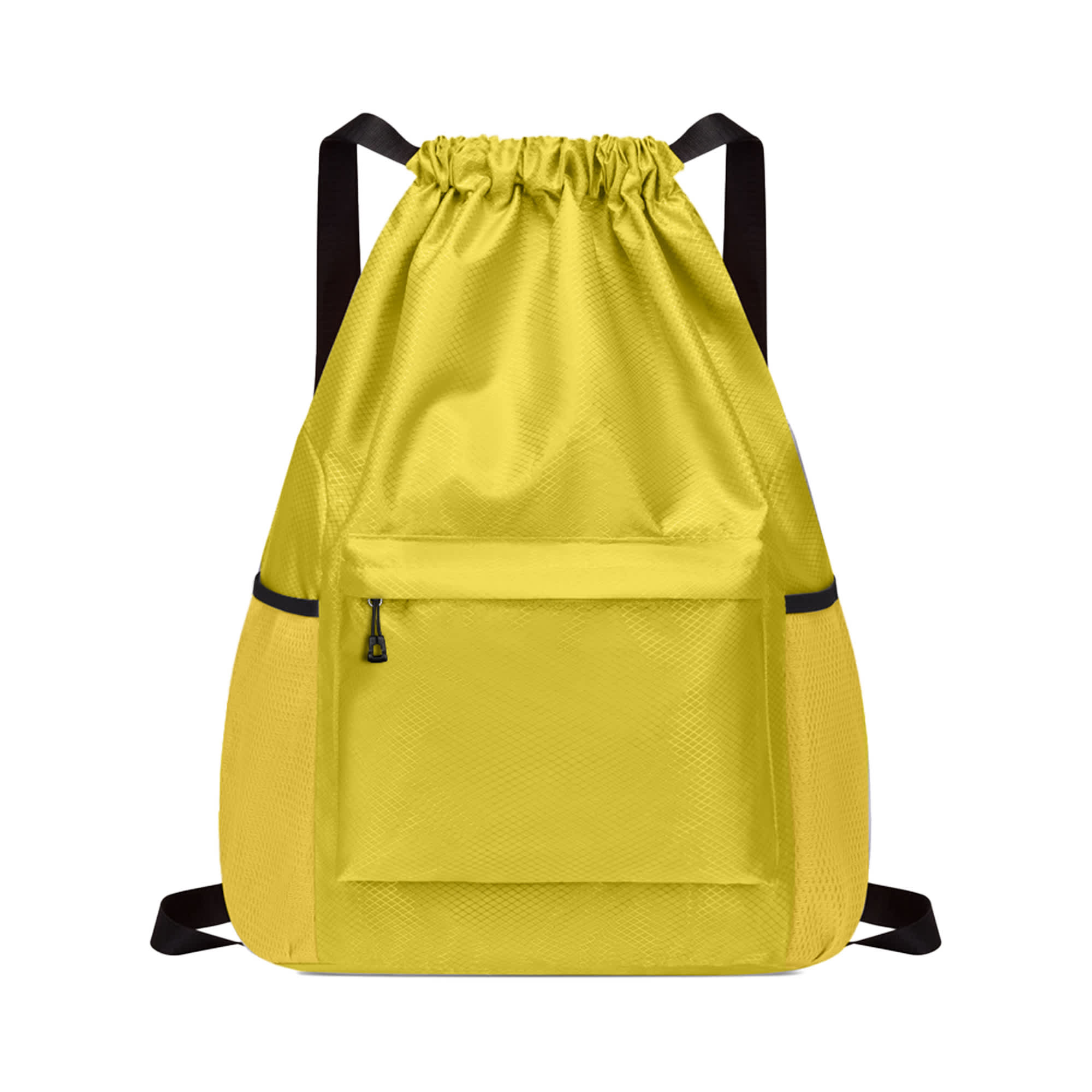 Multi-Pocket Drawstring Backpack