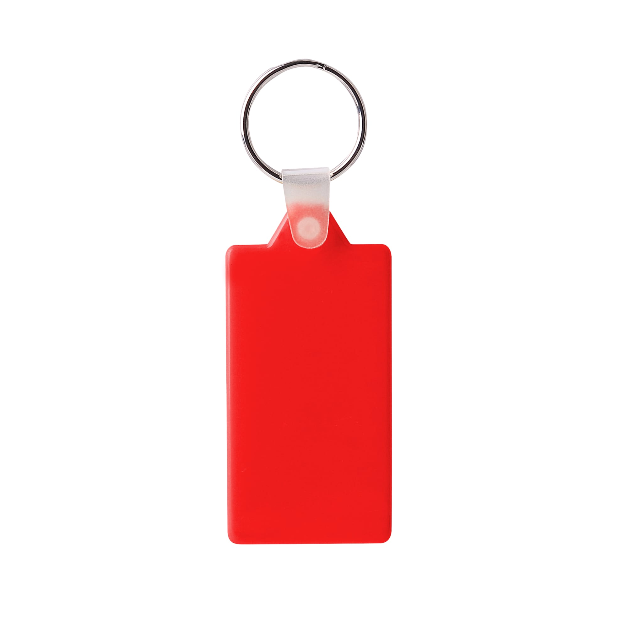 Rectangular Hard Plastic Keyring