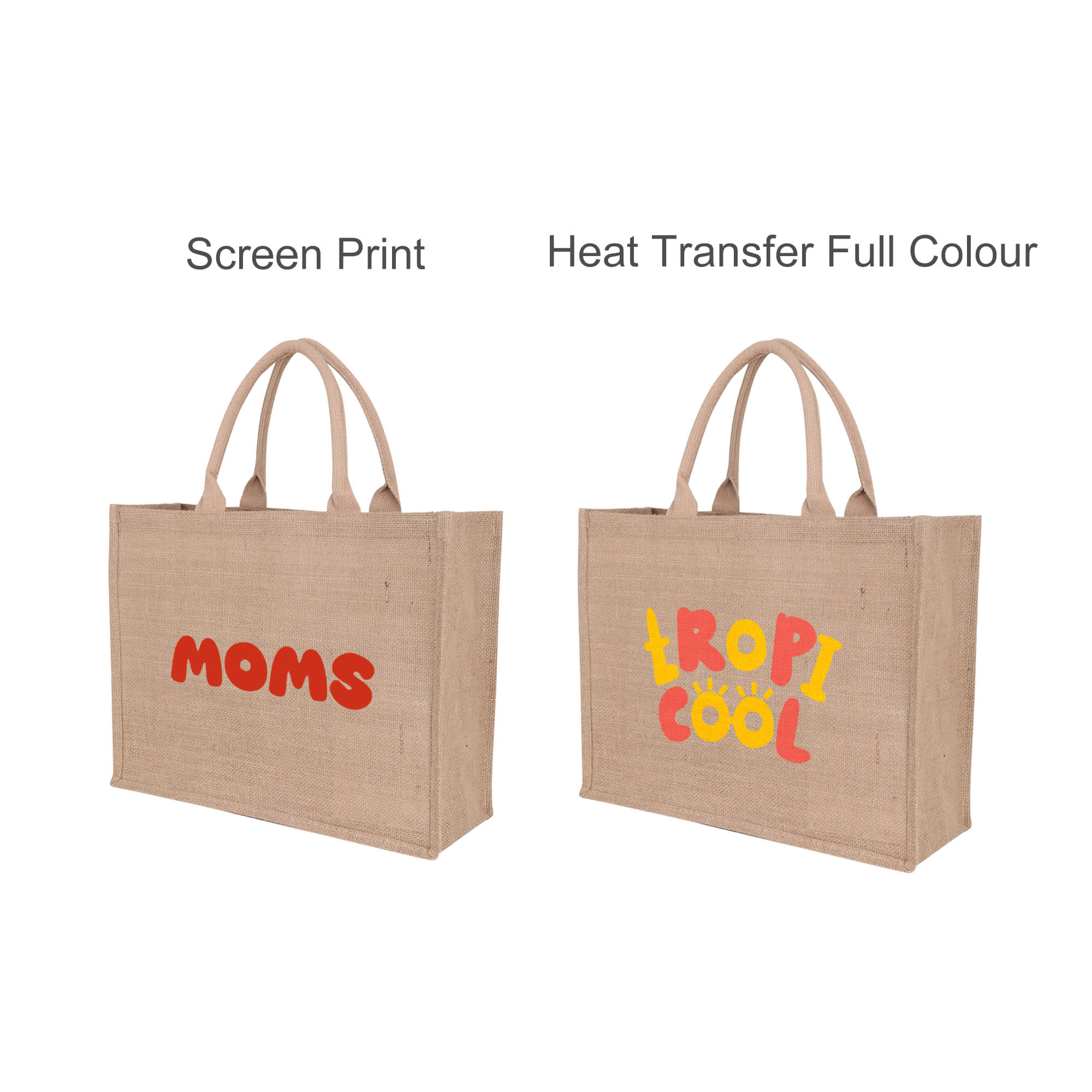 Natural Jute Tote Bag